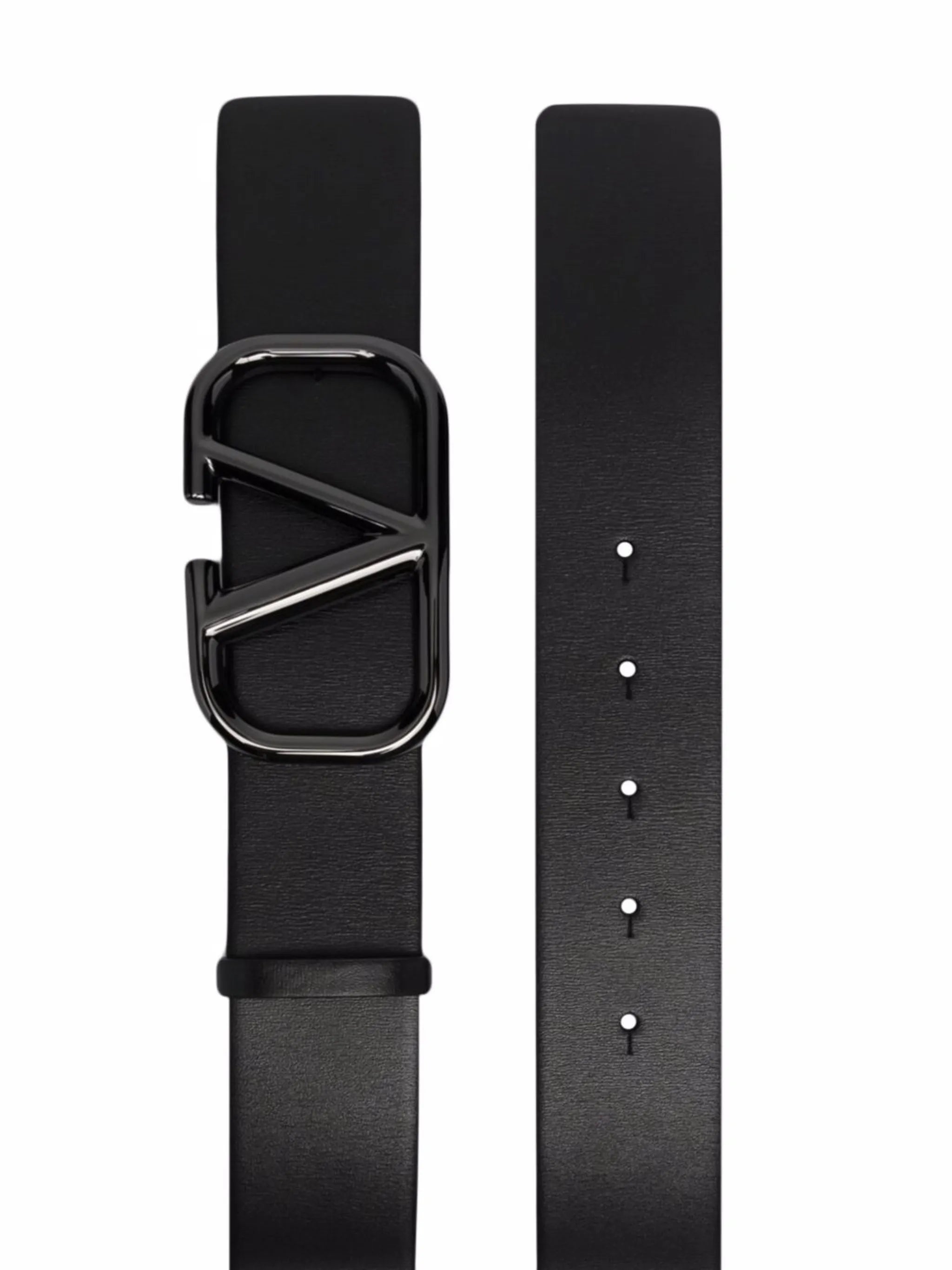 VLogo Signature leather belt