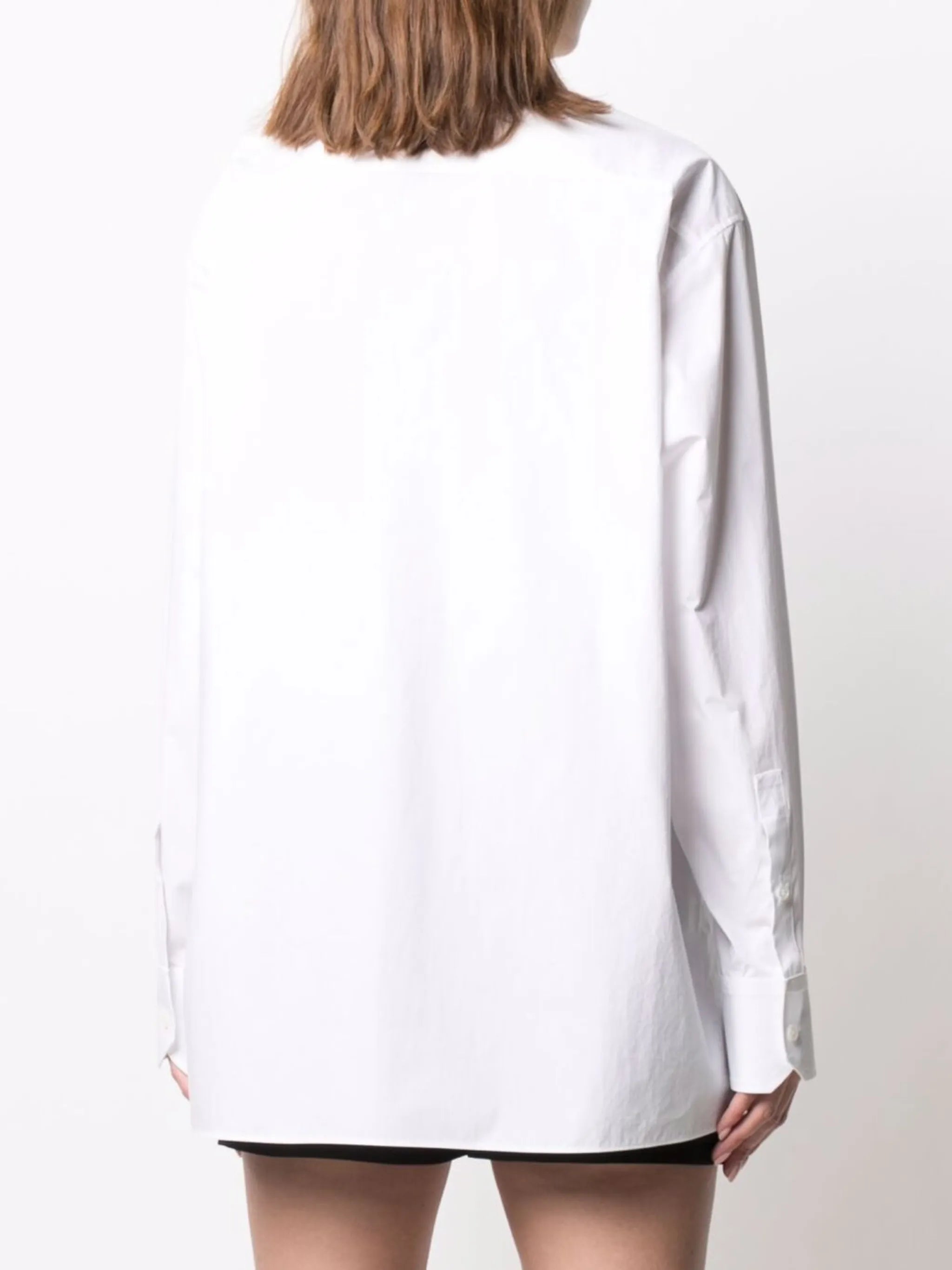 floral-detail long-sleeve shirt