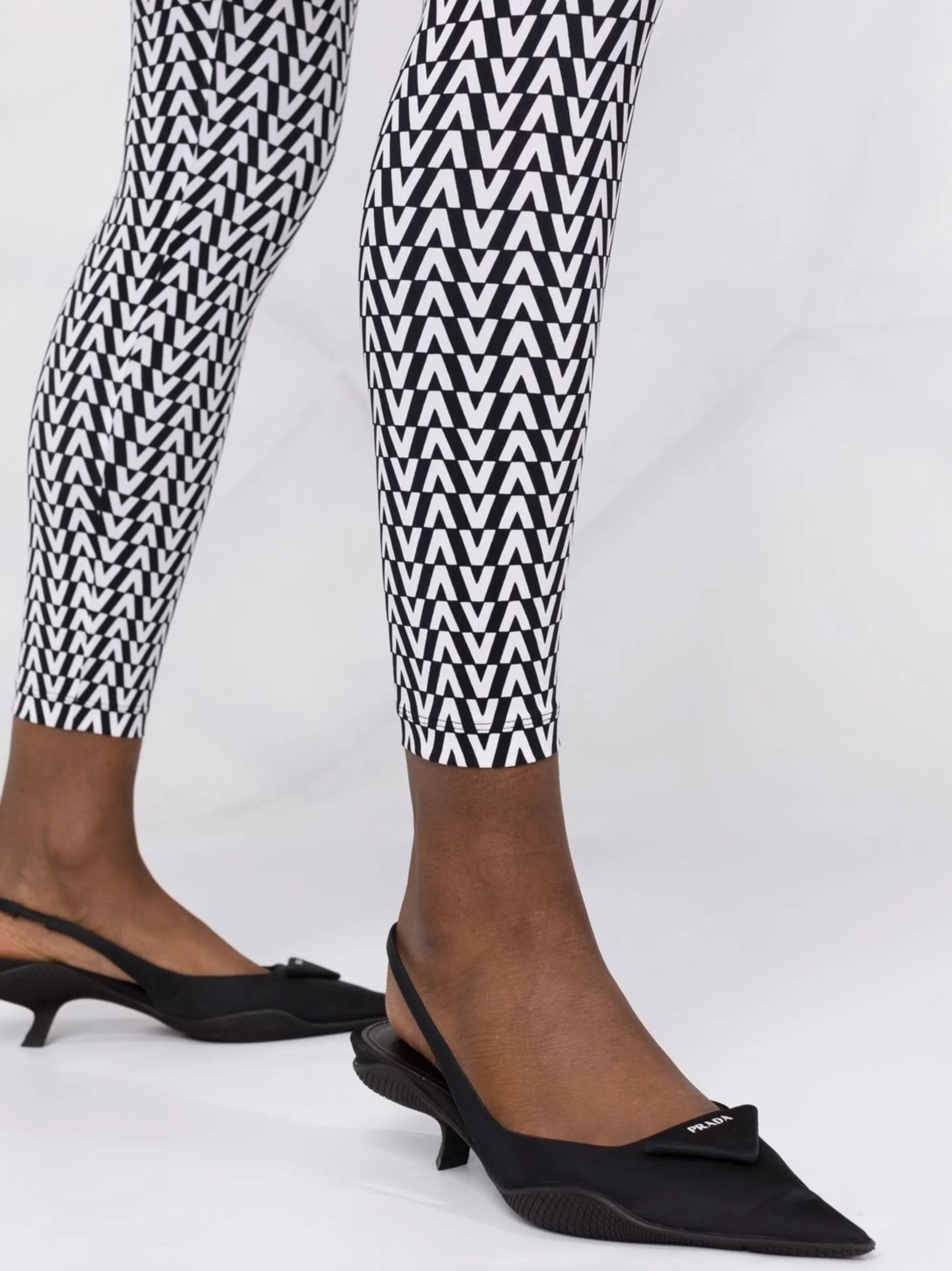 all-over logo-print leggings