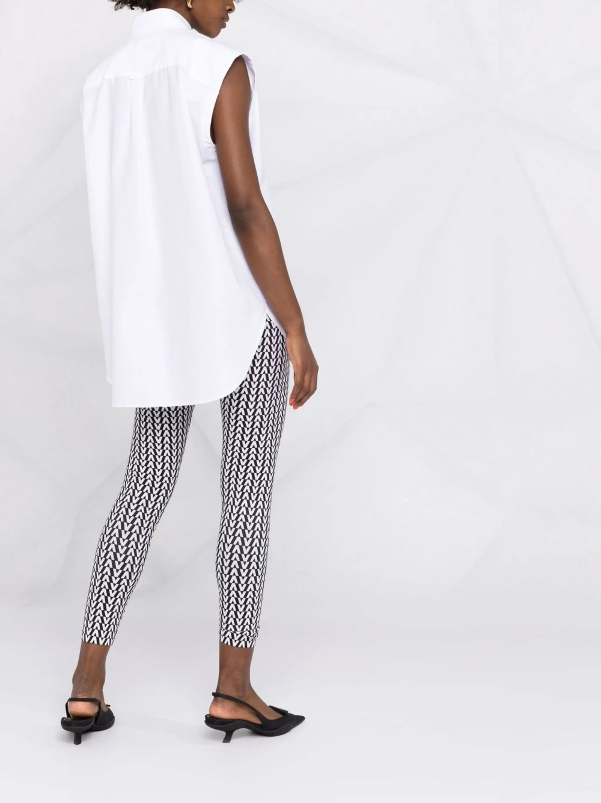 all-over logo-print leggings
