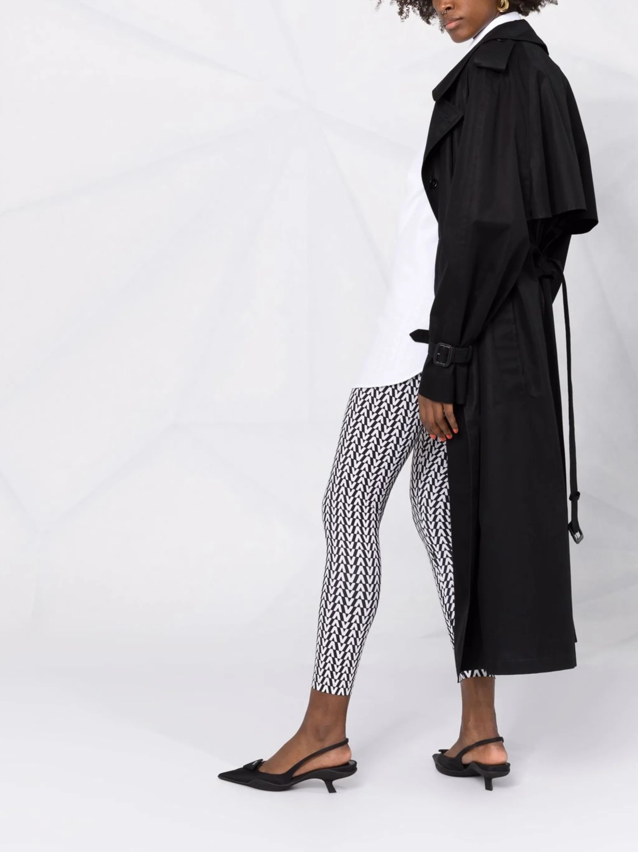 all-over logo-print leggings