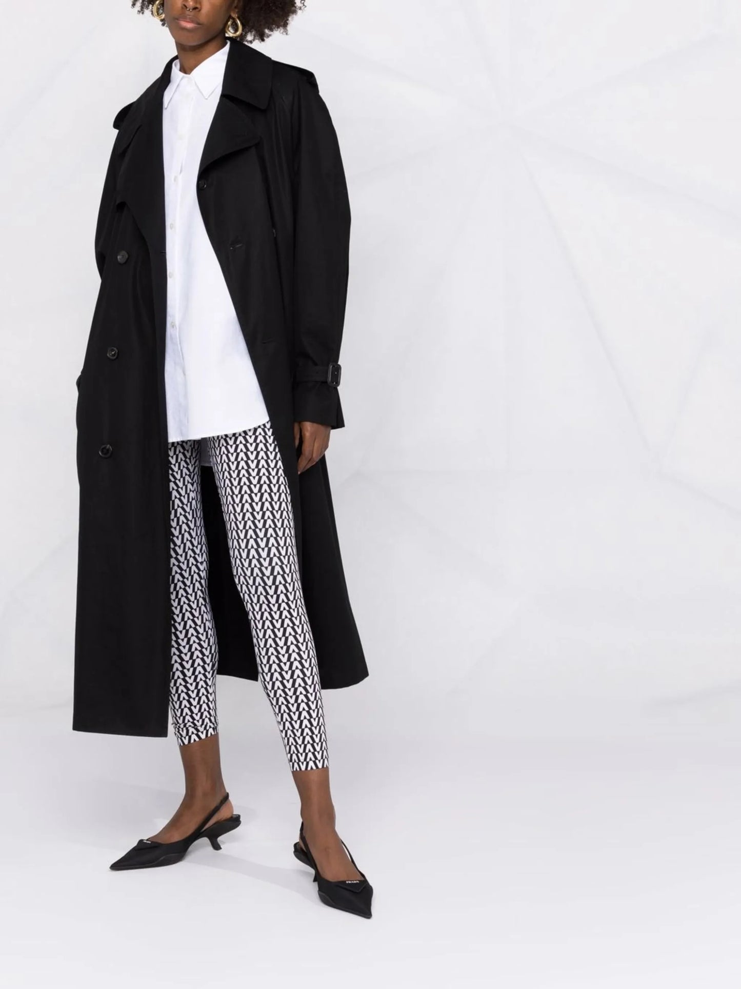 all-over logo-print leggings