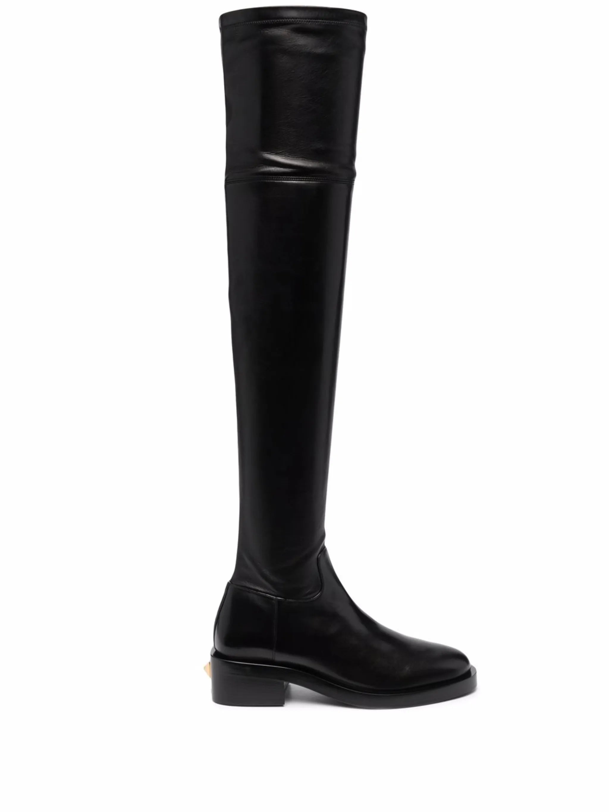 30mm Roman Stud over-the-knee boots