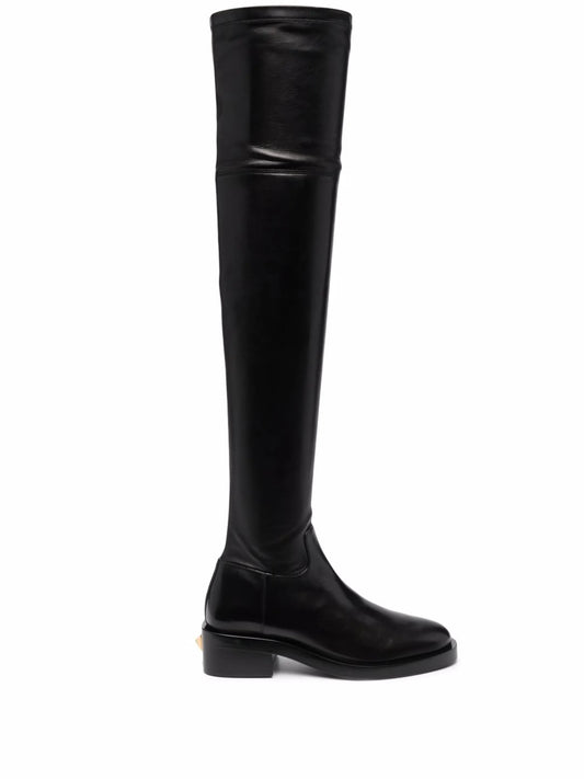 30mm Roman Stud over-the-knee boots