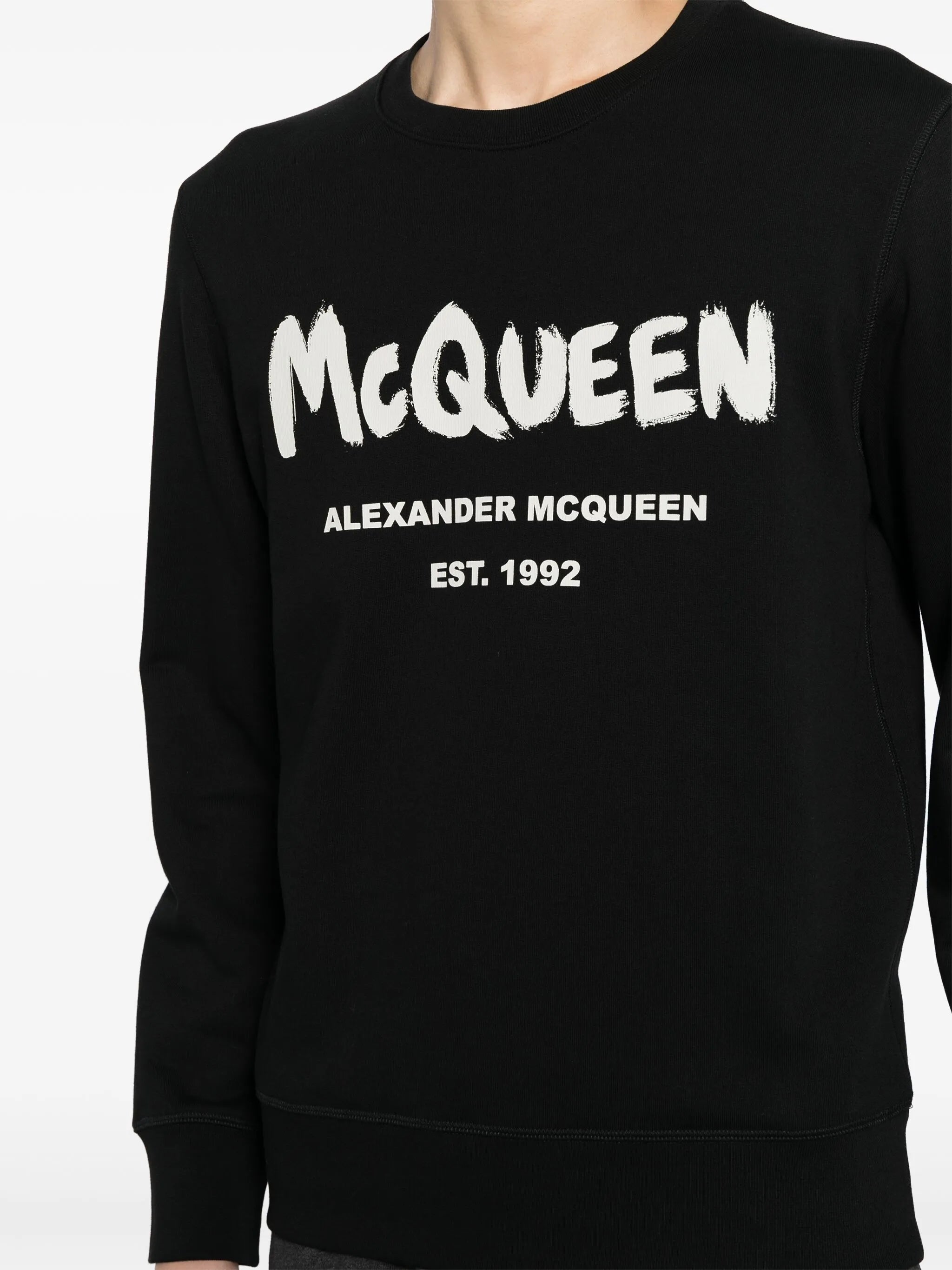 Graffiti-print sweatshirt