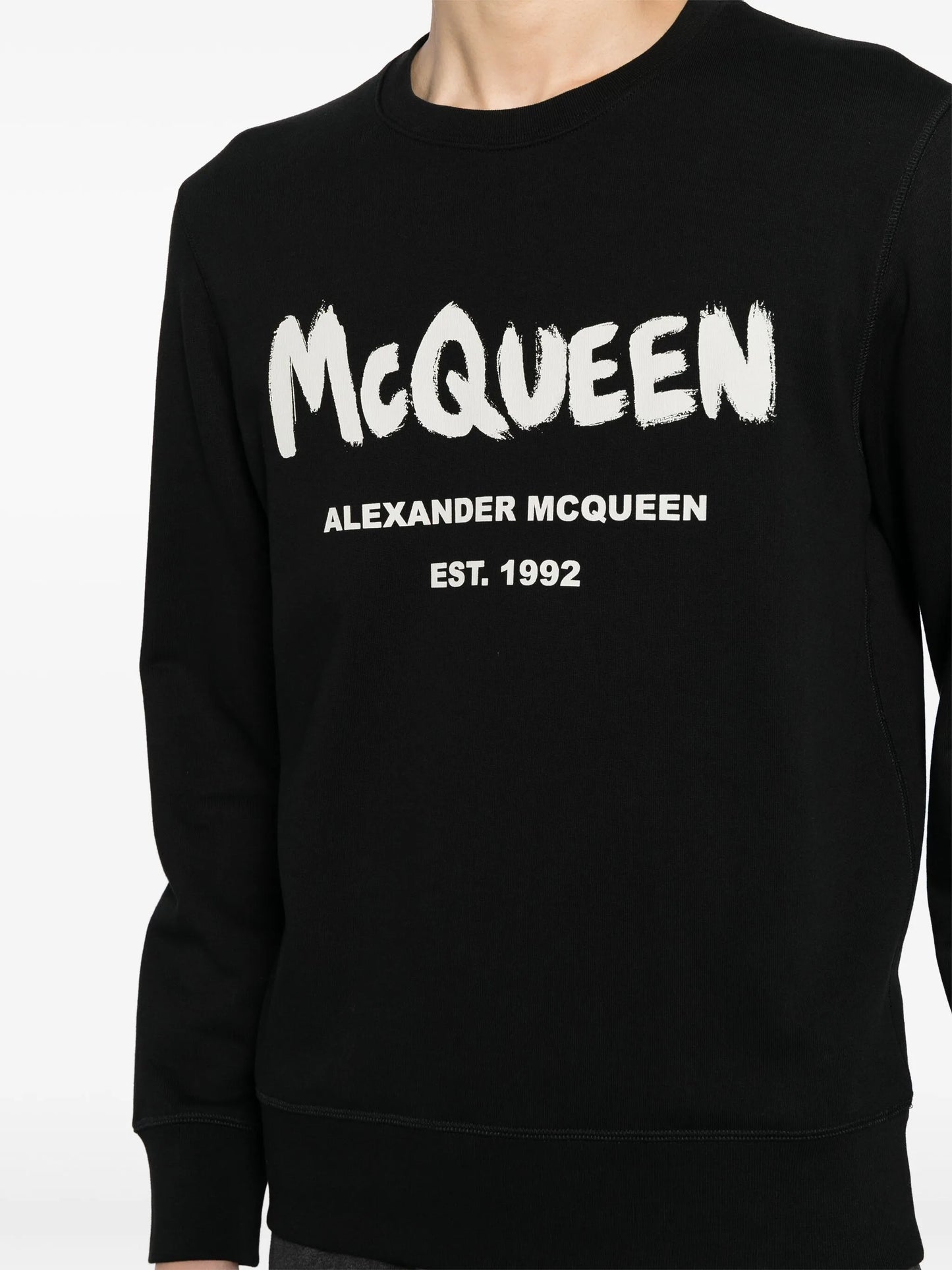 Graffiti-print sweatshirt