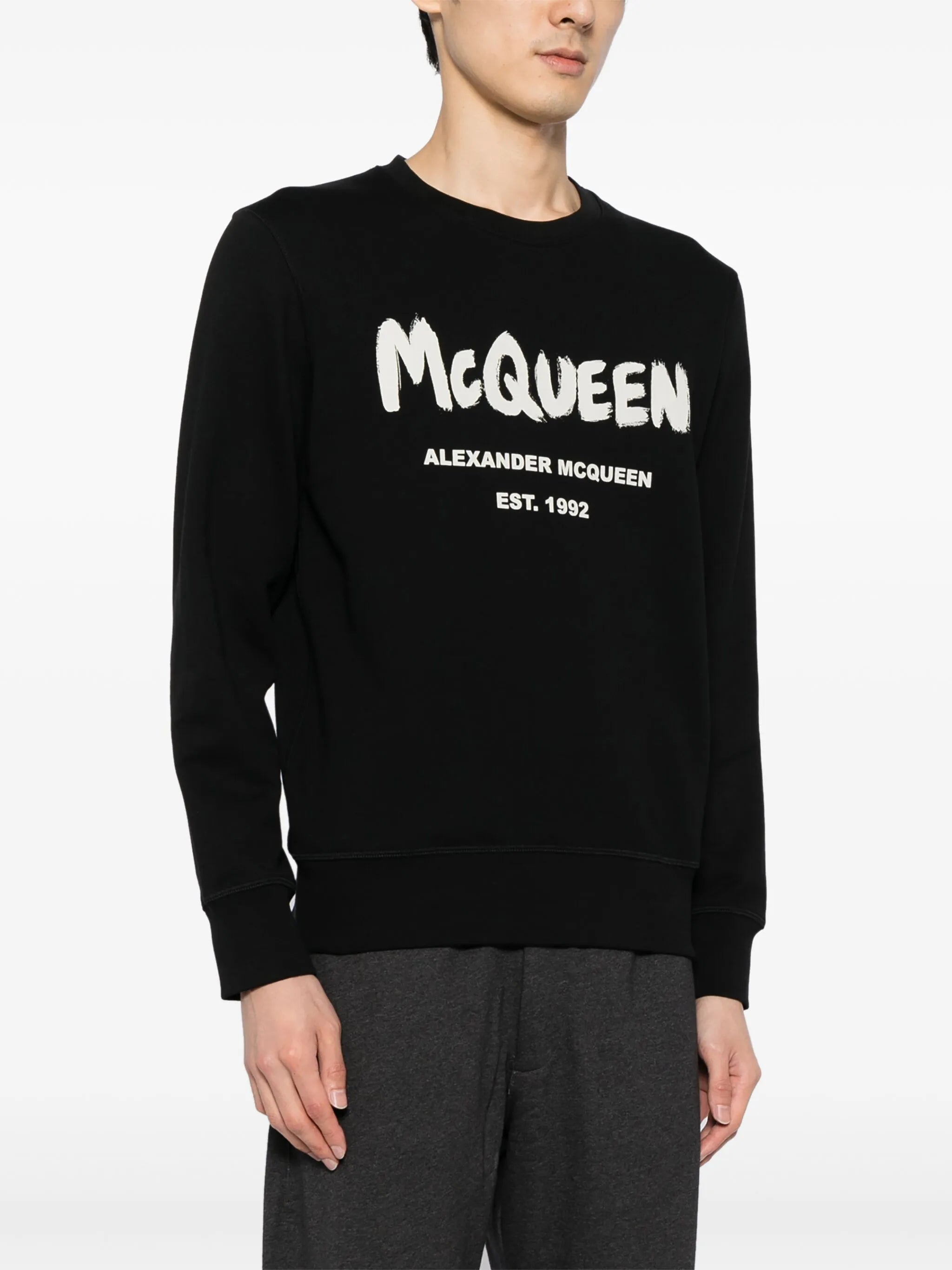 Graffiti-print sweatshirt