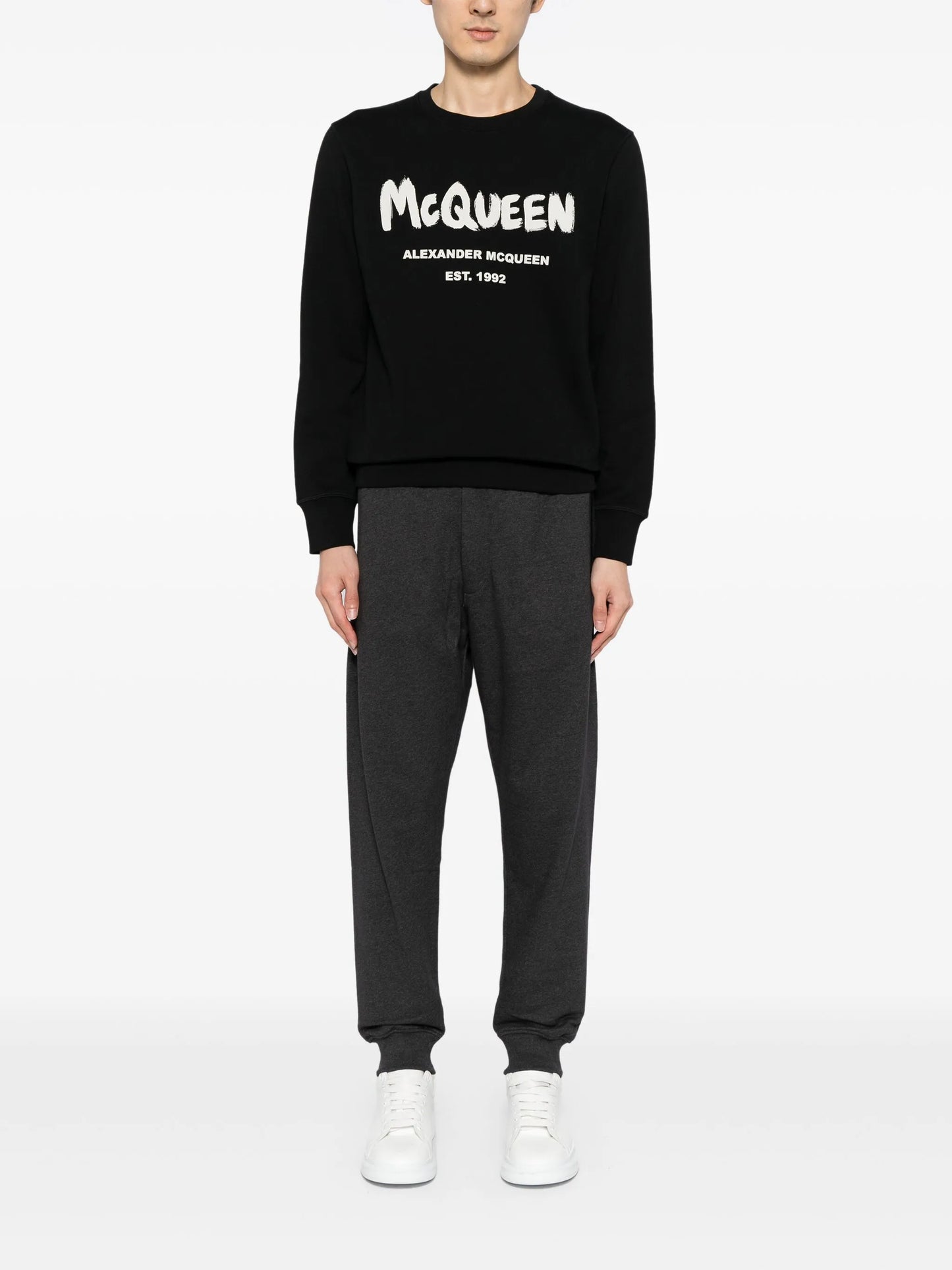 Graffiti-print sweatshirt