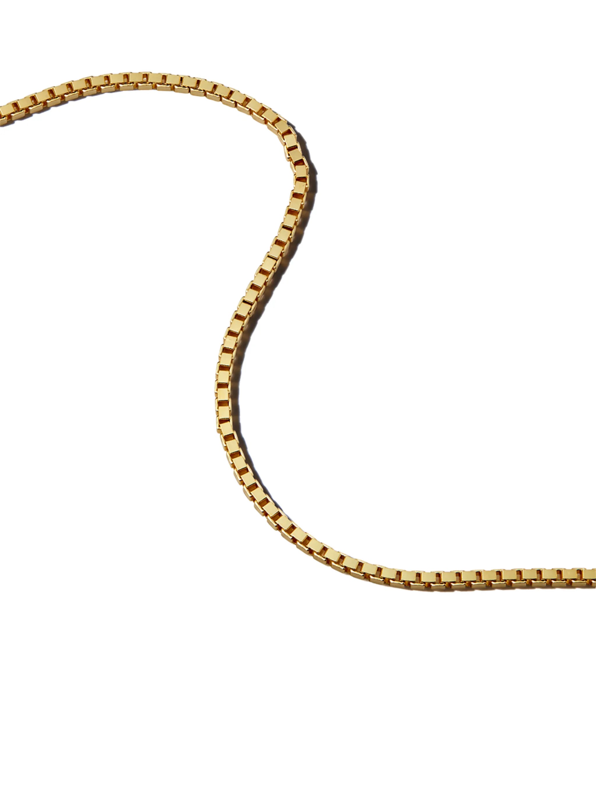 square-chain necklace