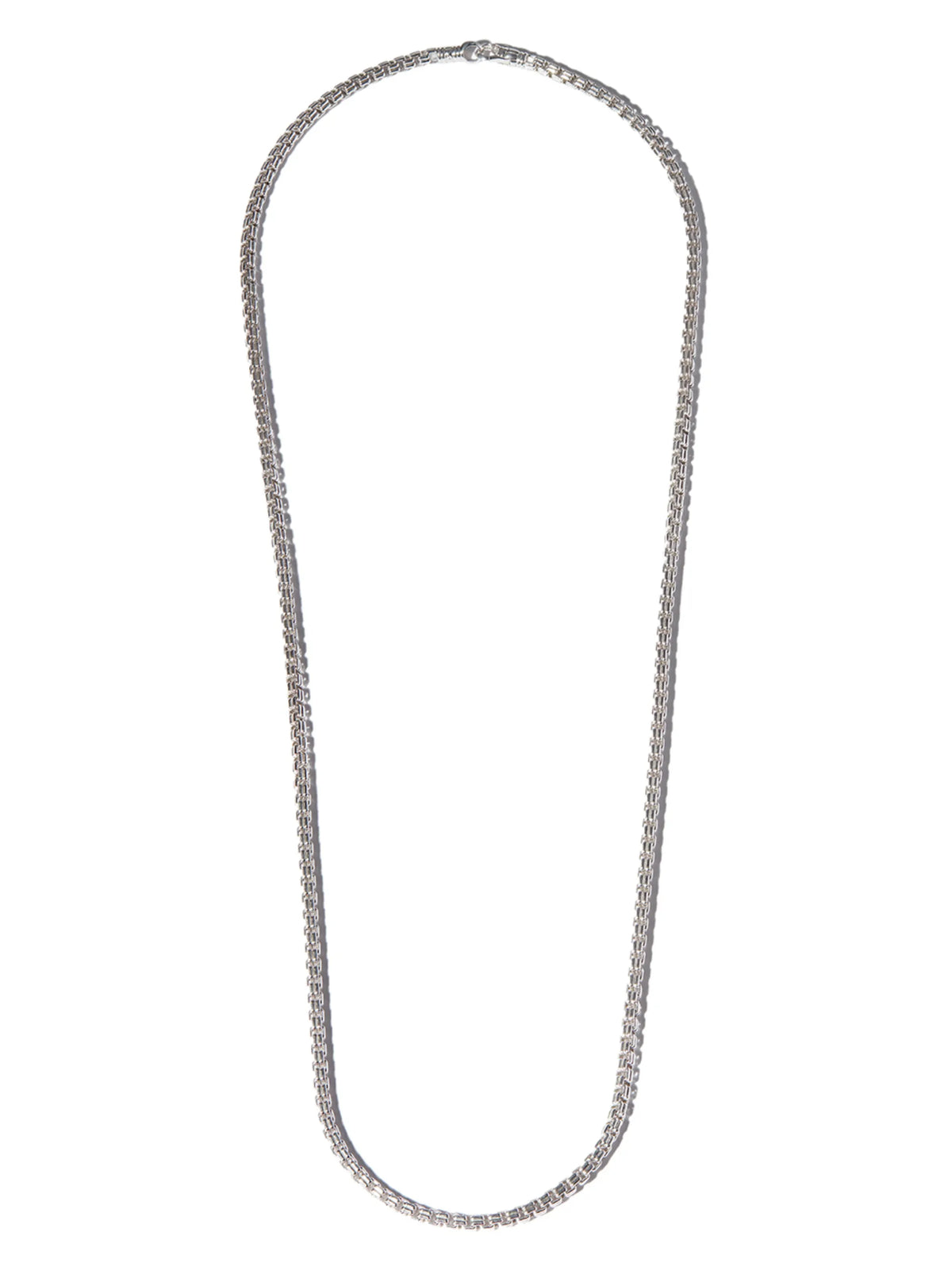 Venetian M double chain necklace