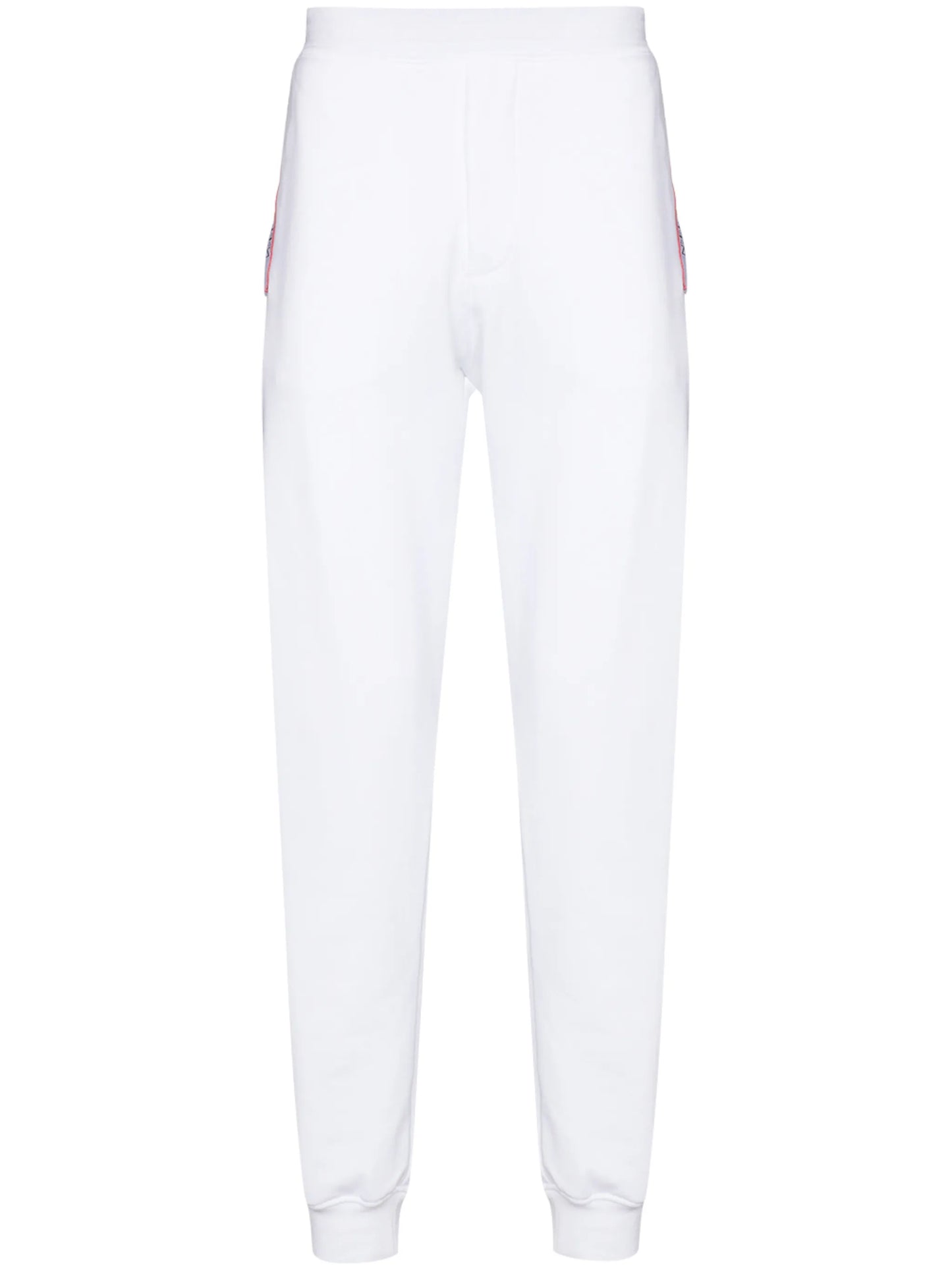 logo tape tapered track pants