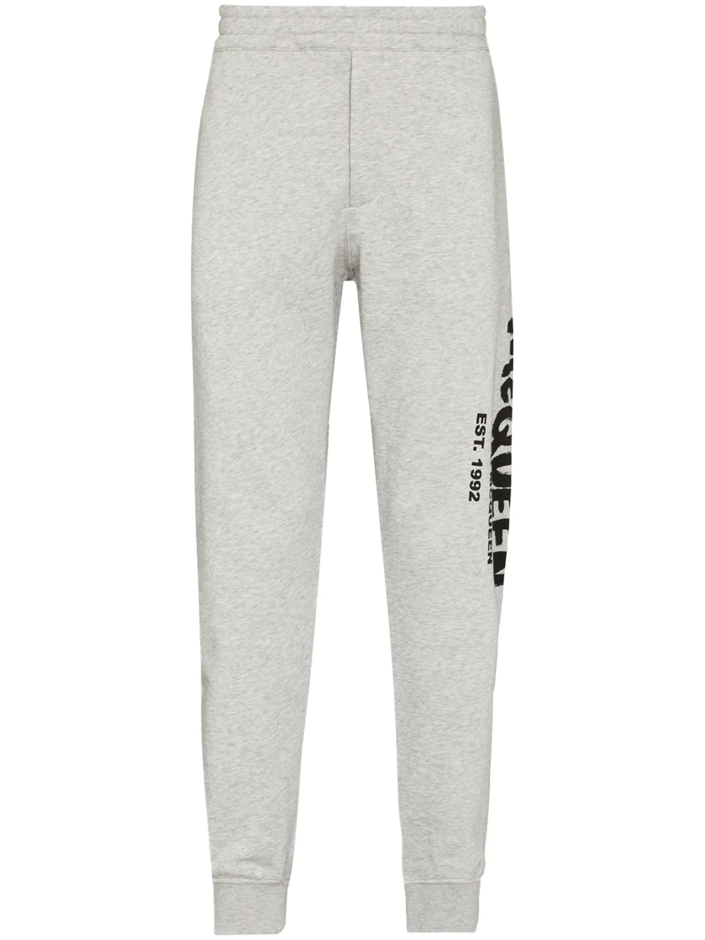 graffiti-print track pants