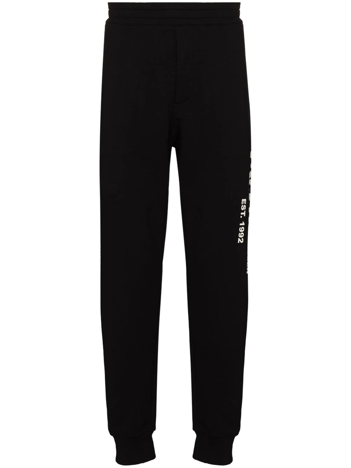 logo graffiti print track pants