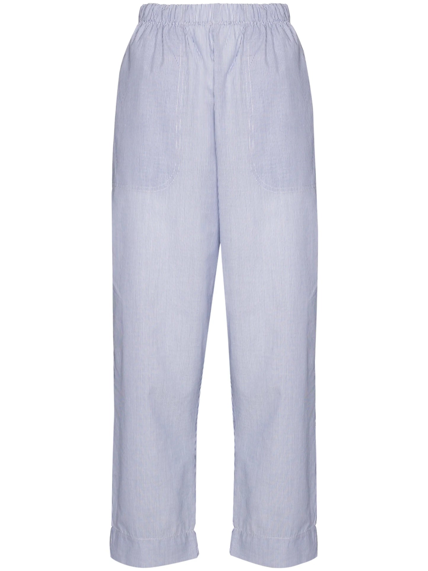 Eve stripe-pattern cropped trousers