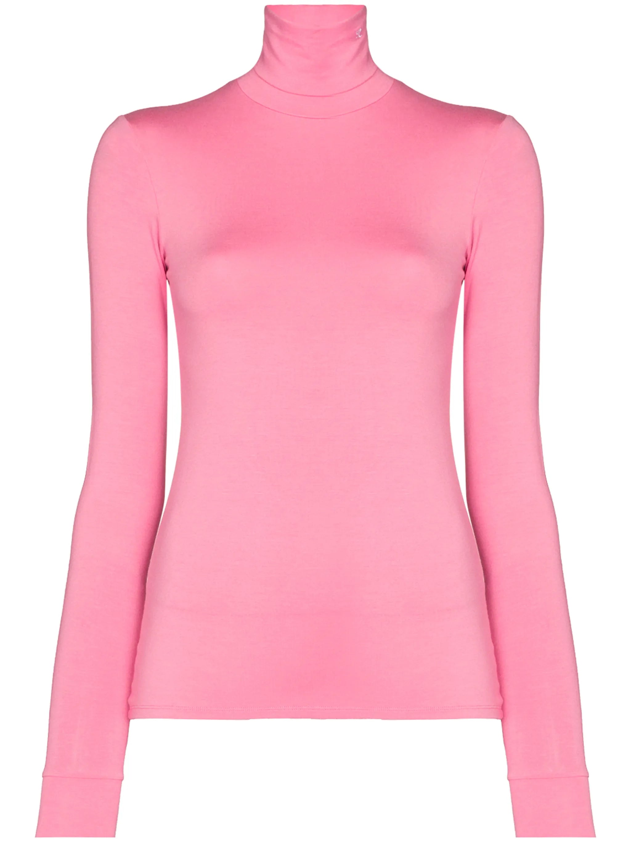 Uni Sous logo-embroidered roll-neck T-shirt
