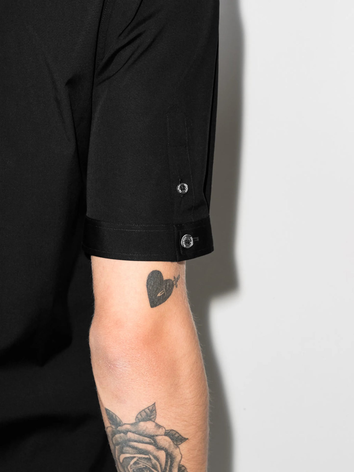 short-sleeve cotton shirt