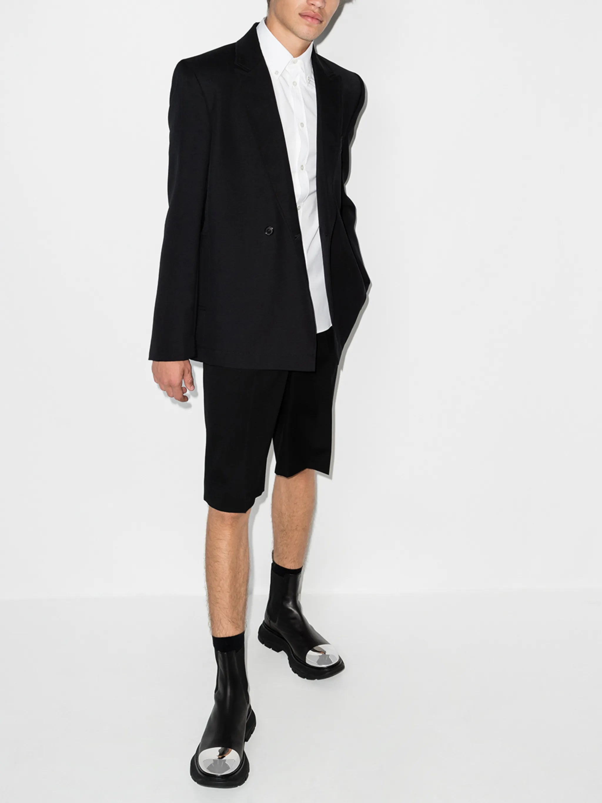 short-sleeve cotton shirt
