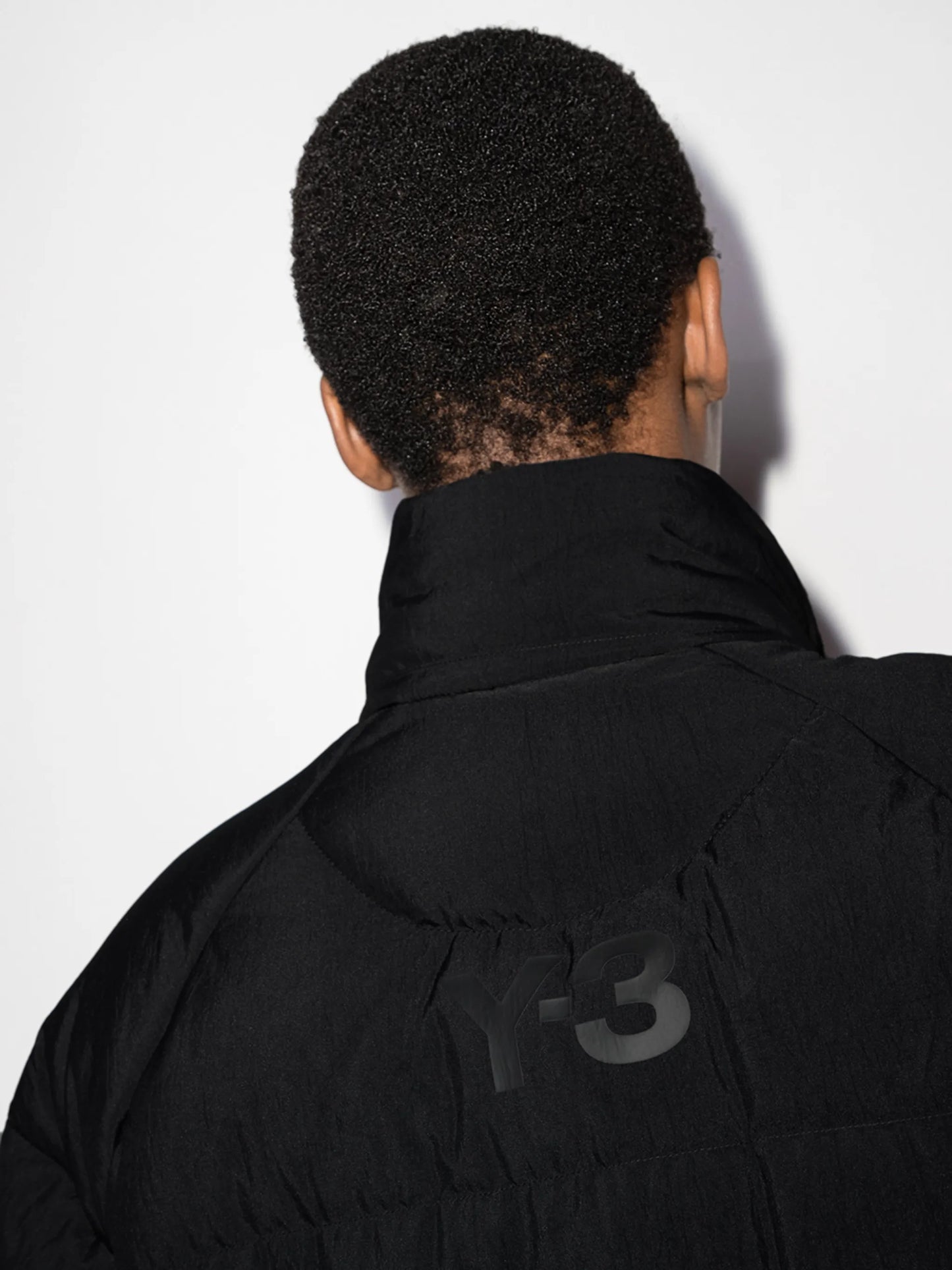 tonal logo puffer jacket