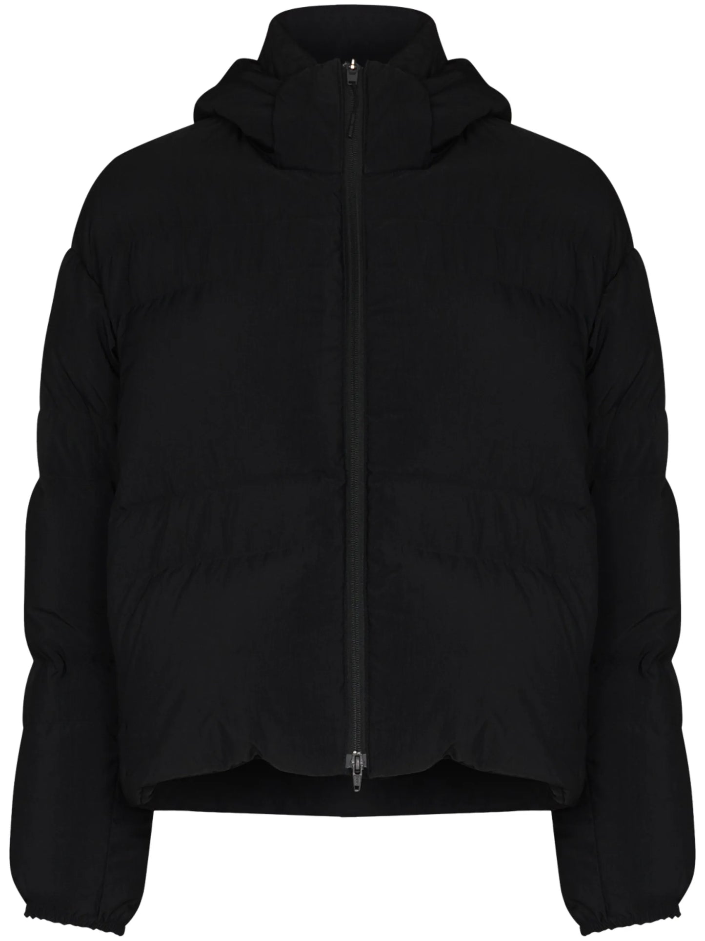 tonal logo puffer jacket