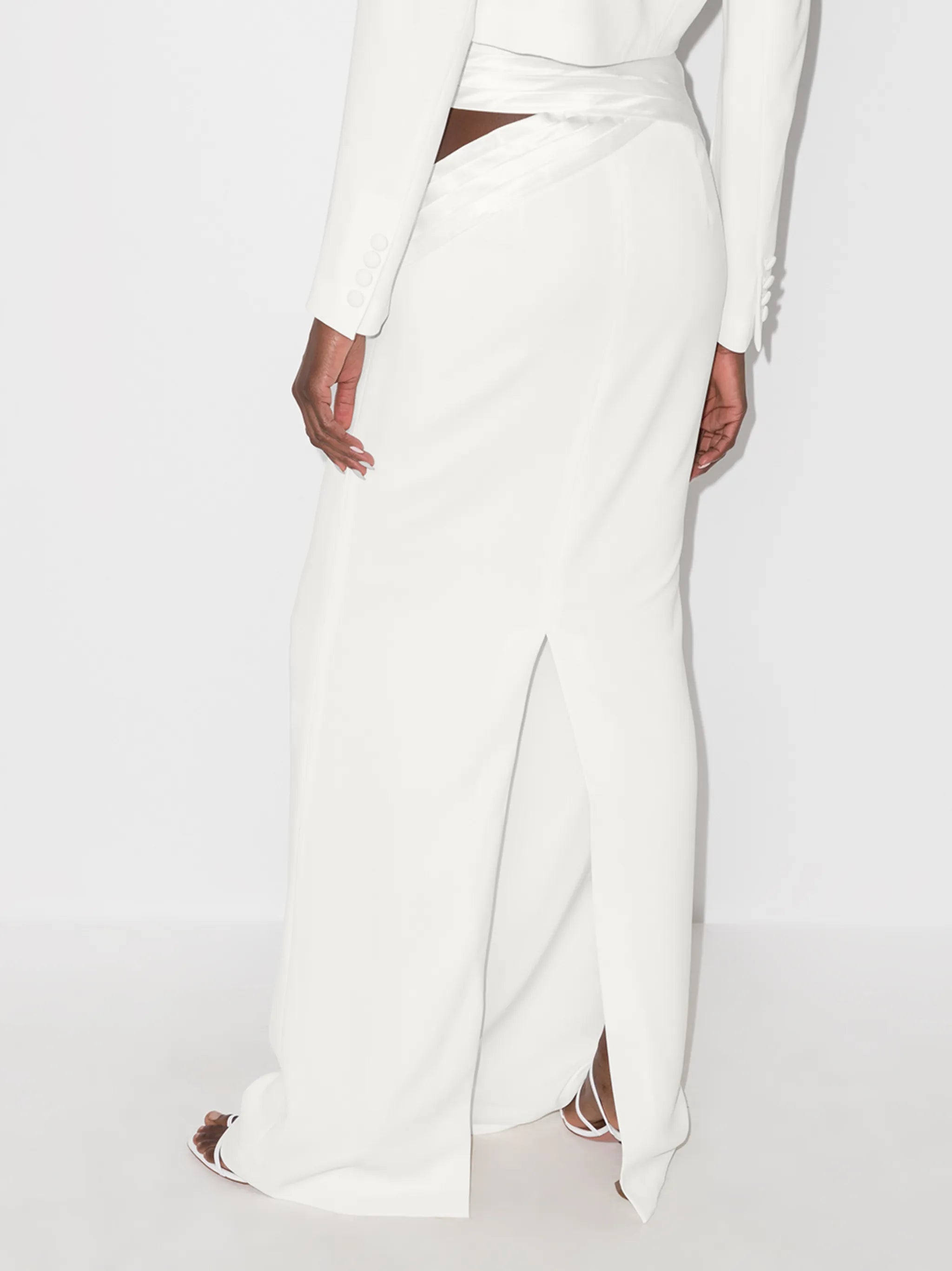 cut-out maxi skirt