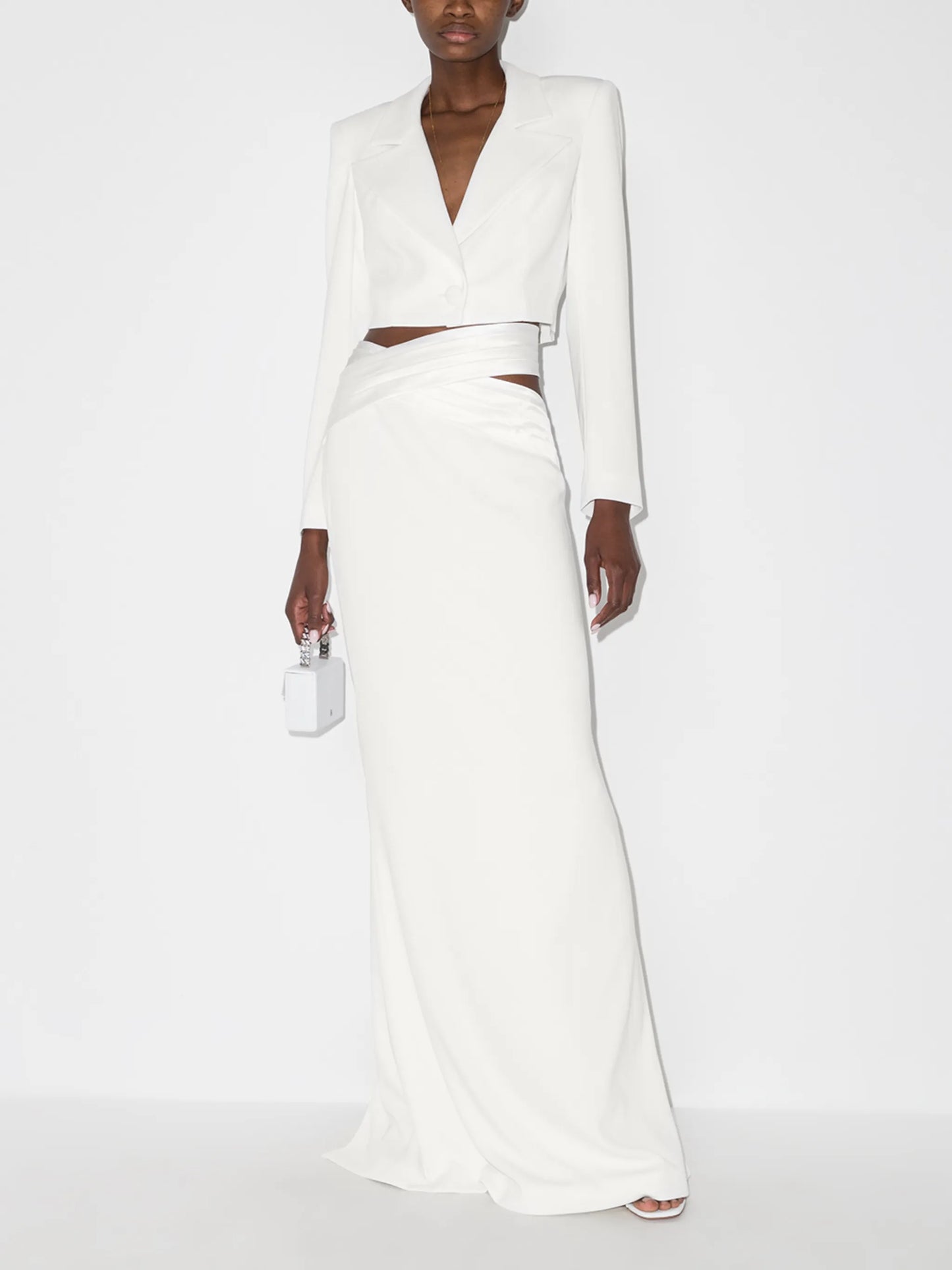 cut-out maxi skirt
