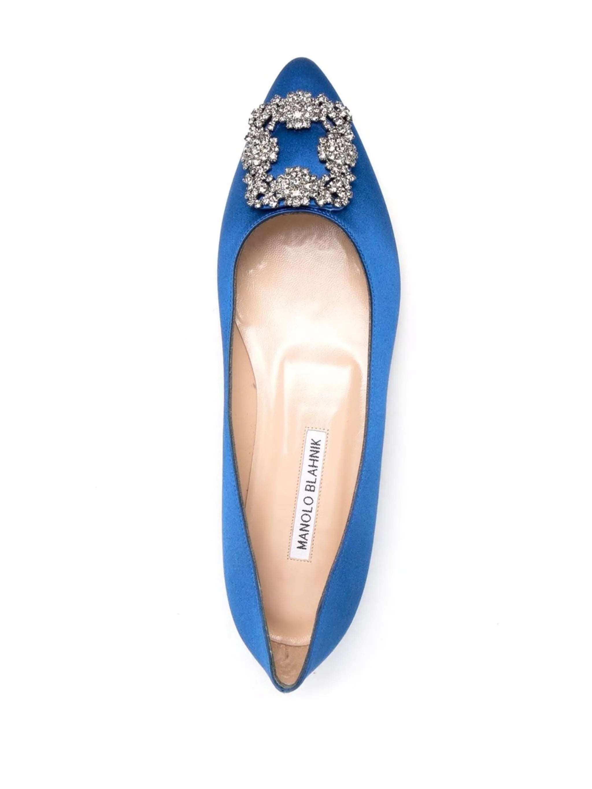 Hangisi buckle-detail ballerina shoes