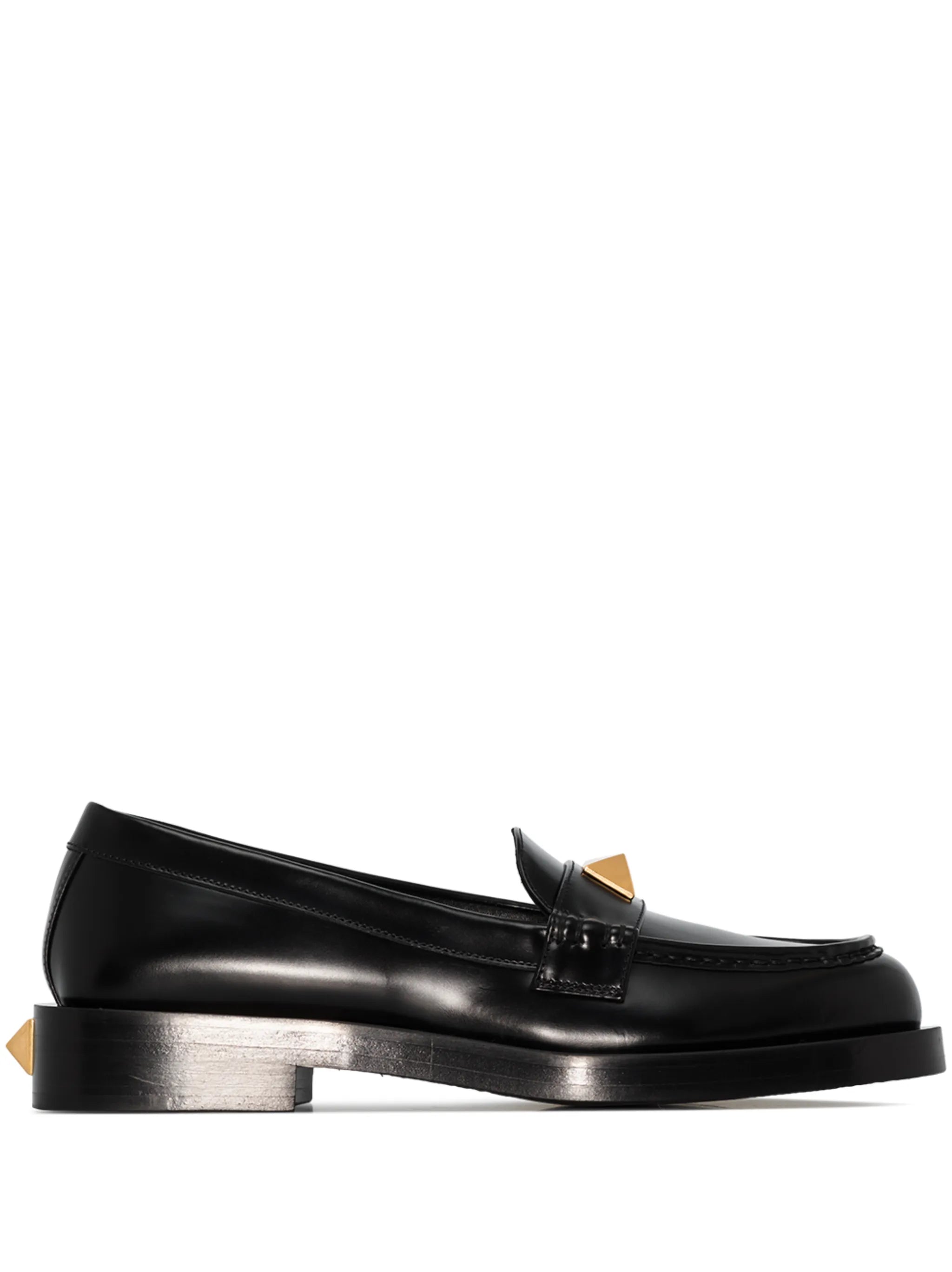 Roman Stud leather loafers