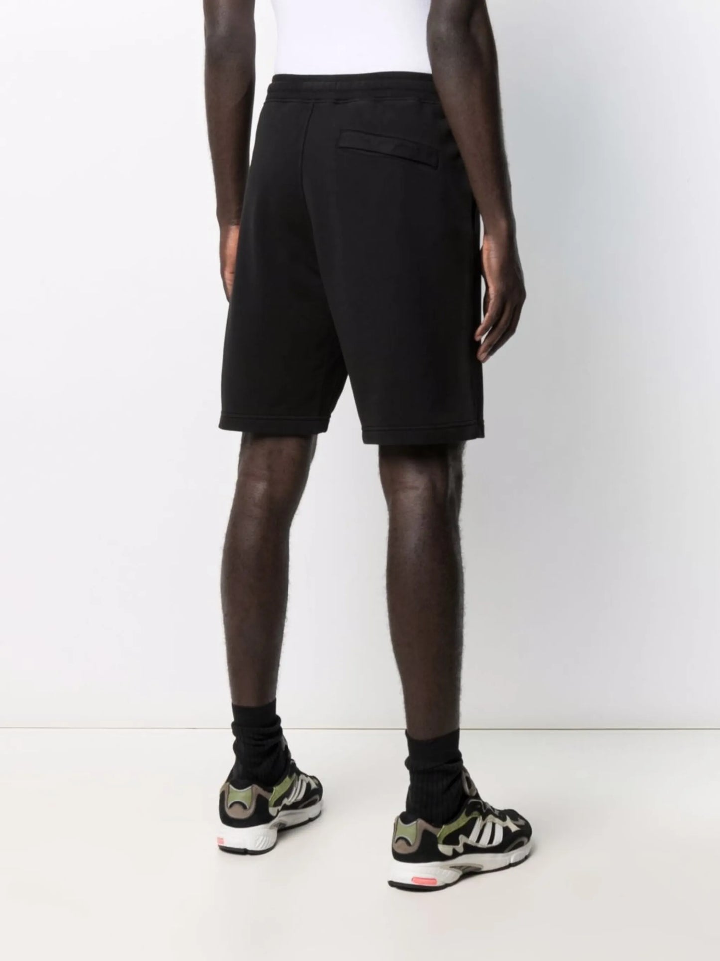 logo-appliqué cotton cargo shorts