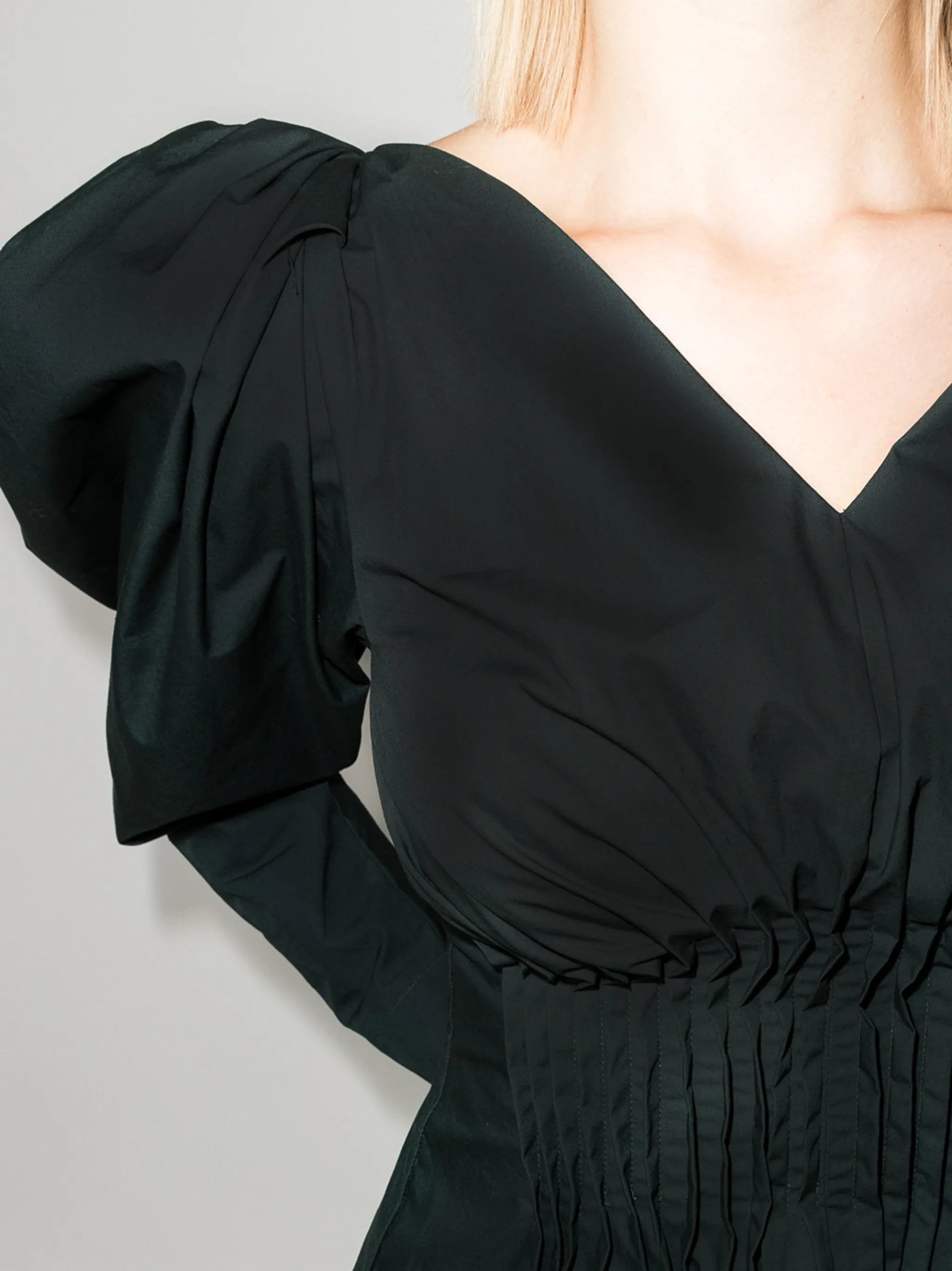 Goa puff-sleeve blouse