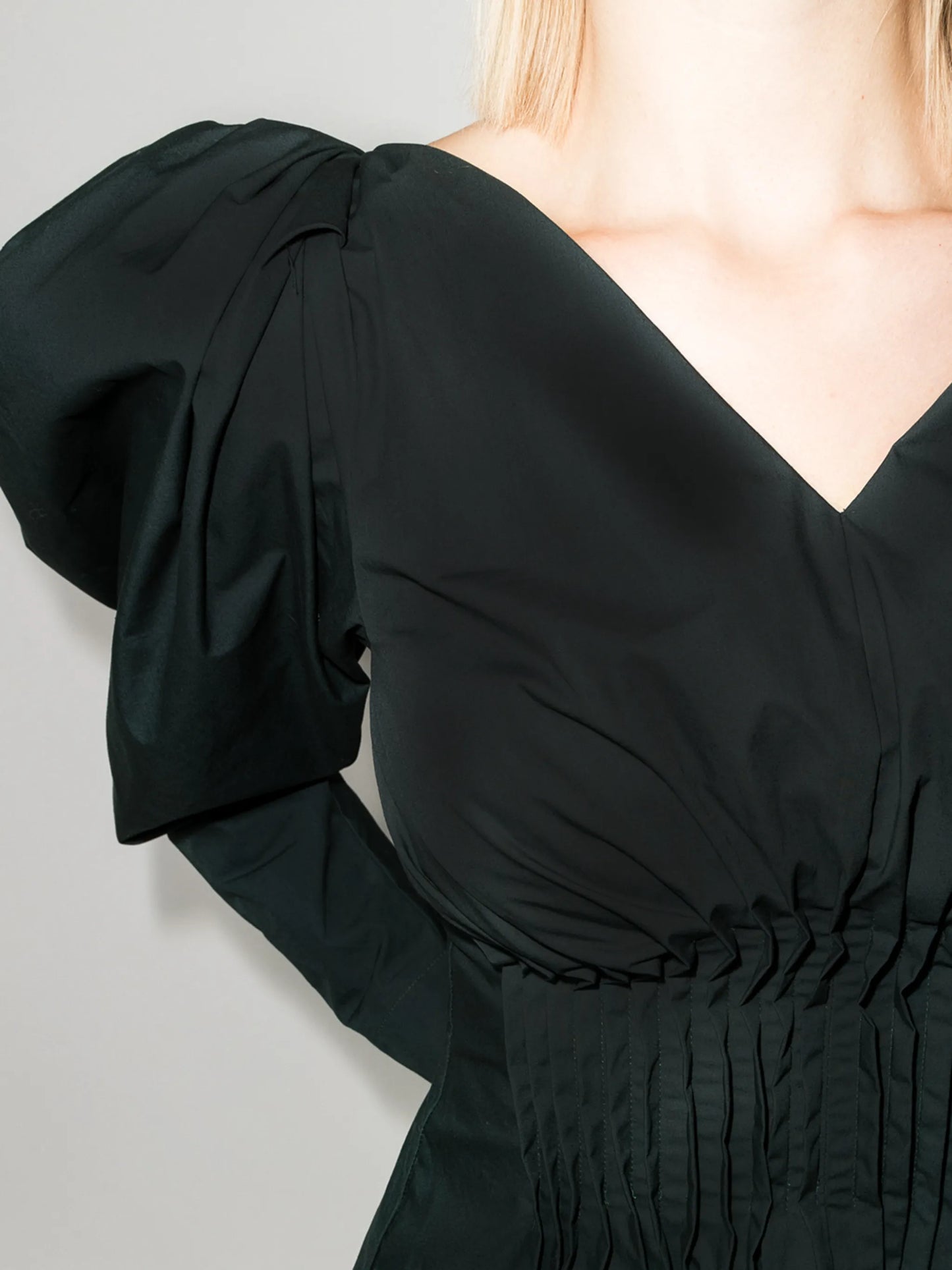 Goa puff-sleeve blouse