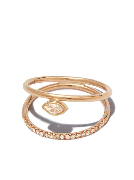 14kt yellow gold diamond ring