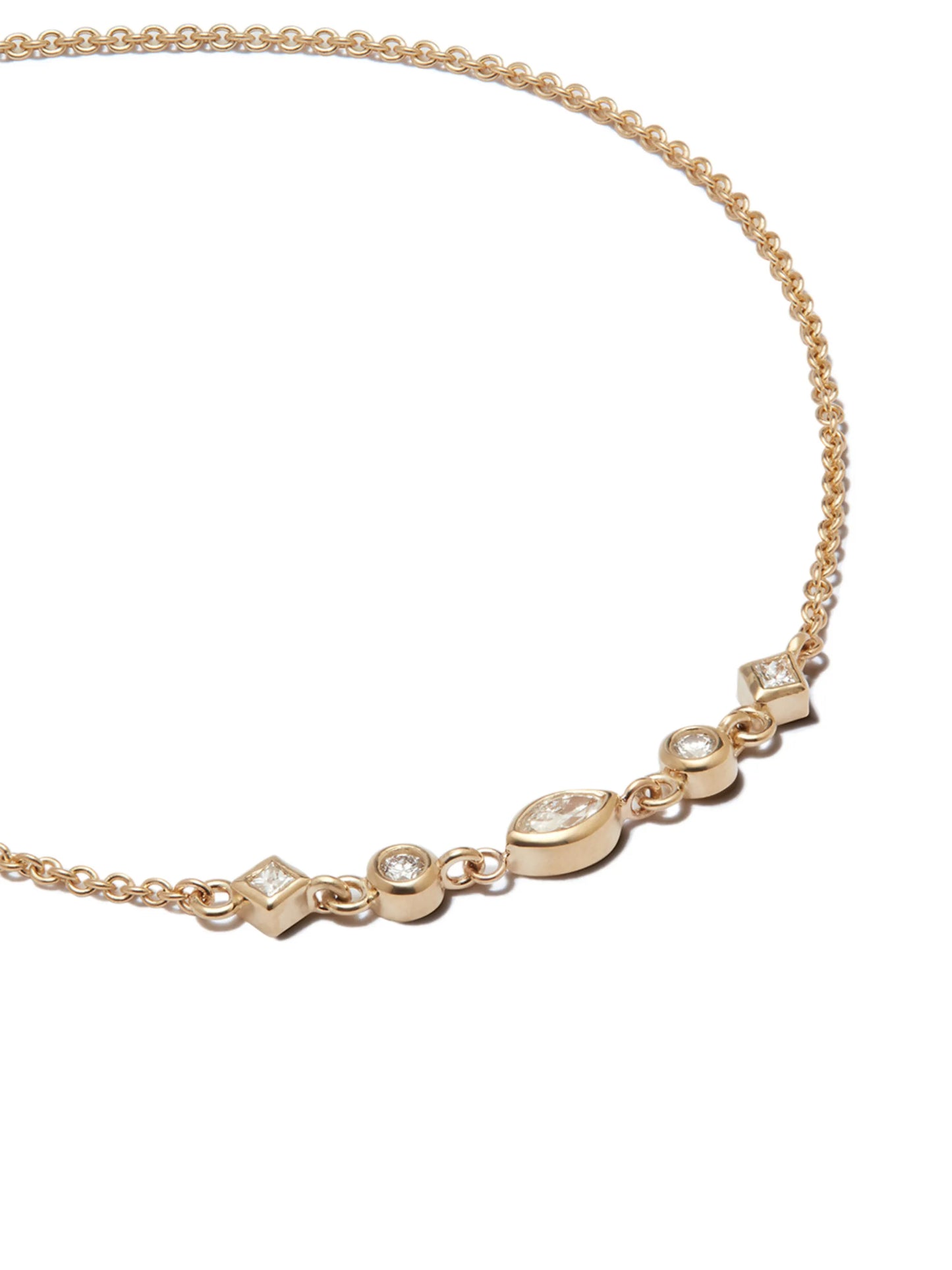 14kt yellow gold diamond bracelet