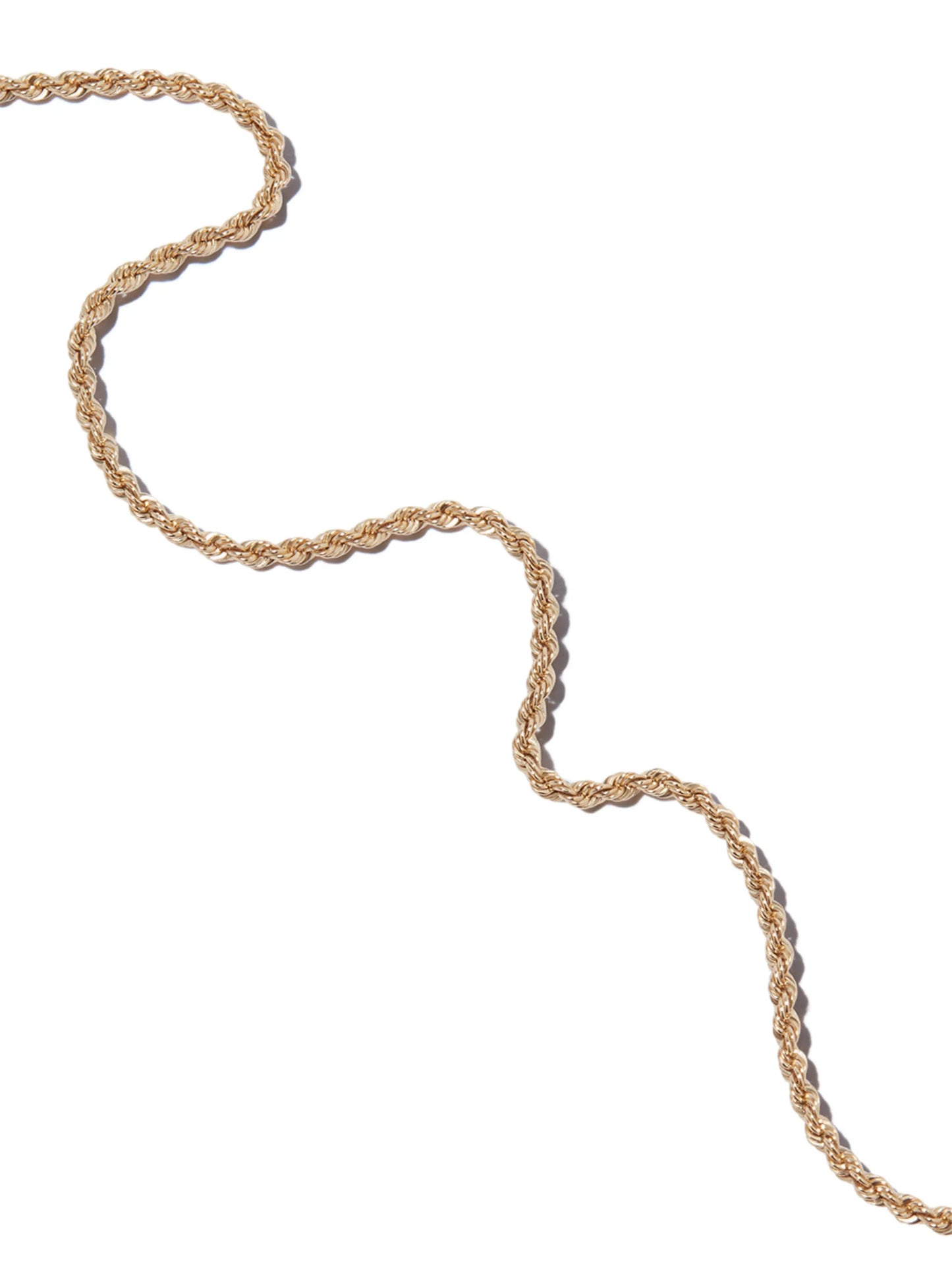 14kt yellow gold Twist Chain necklace