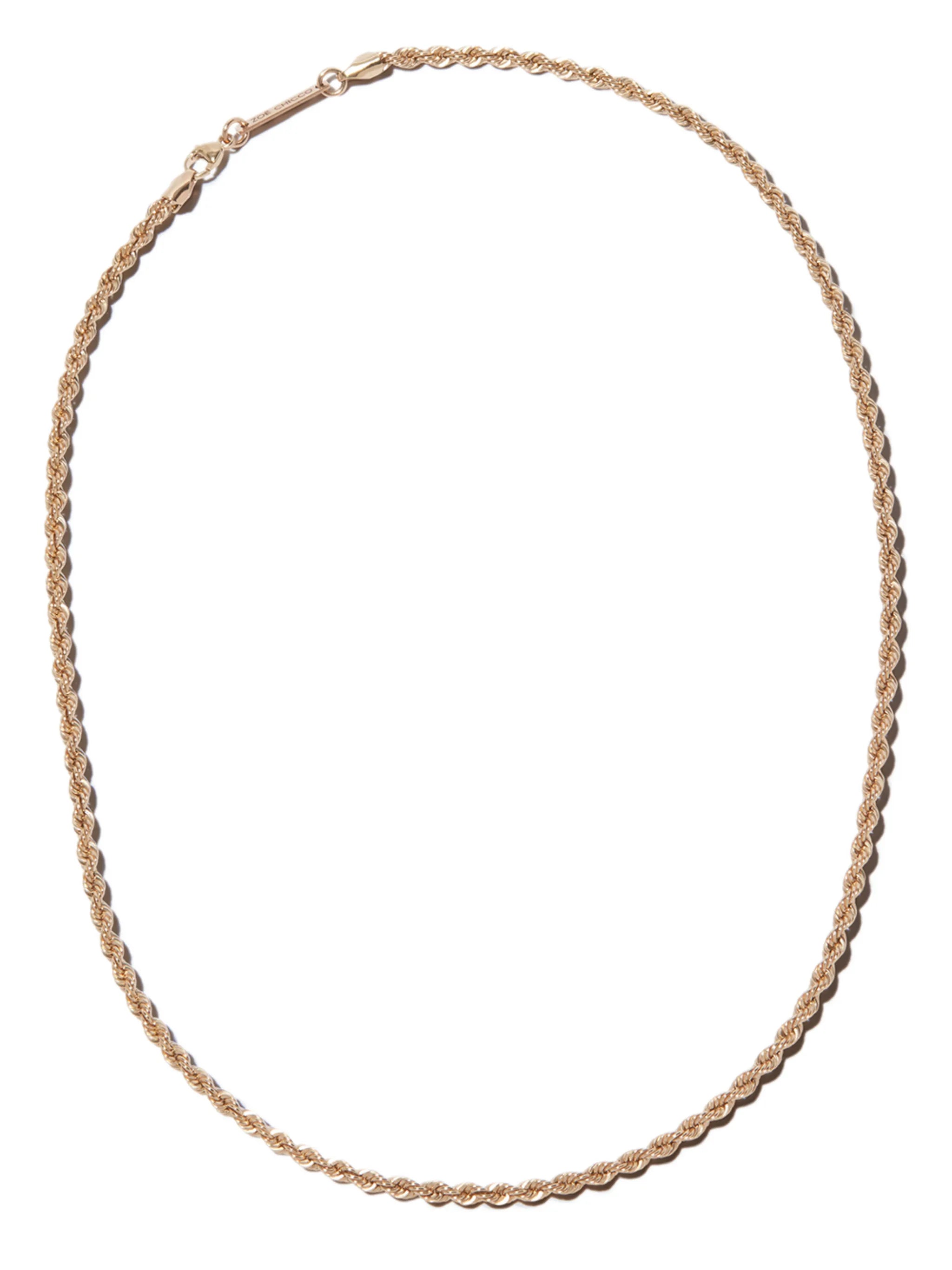 14kt yellow gold Twist Chain necklace