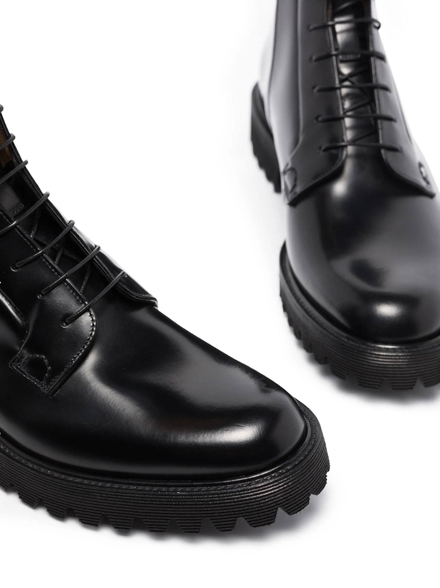 Alexandra flat combat boots