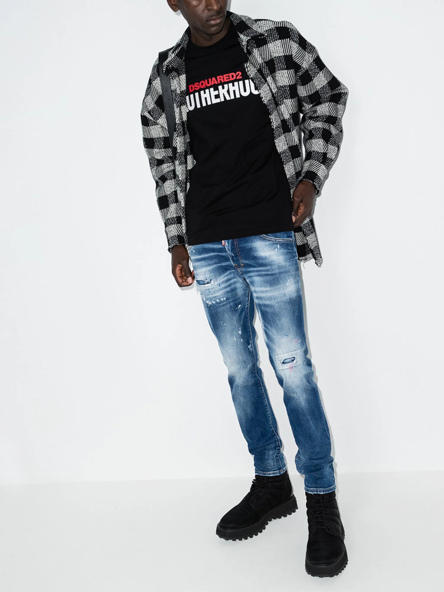 logo-print cotton T-shirt