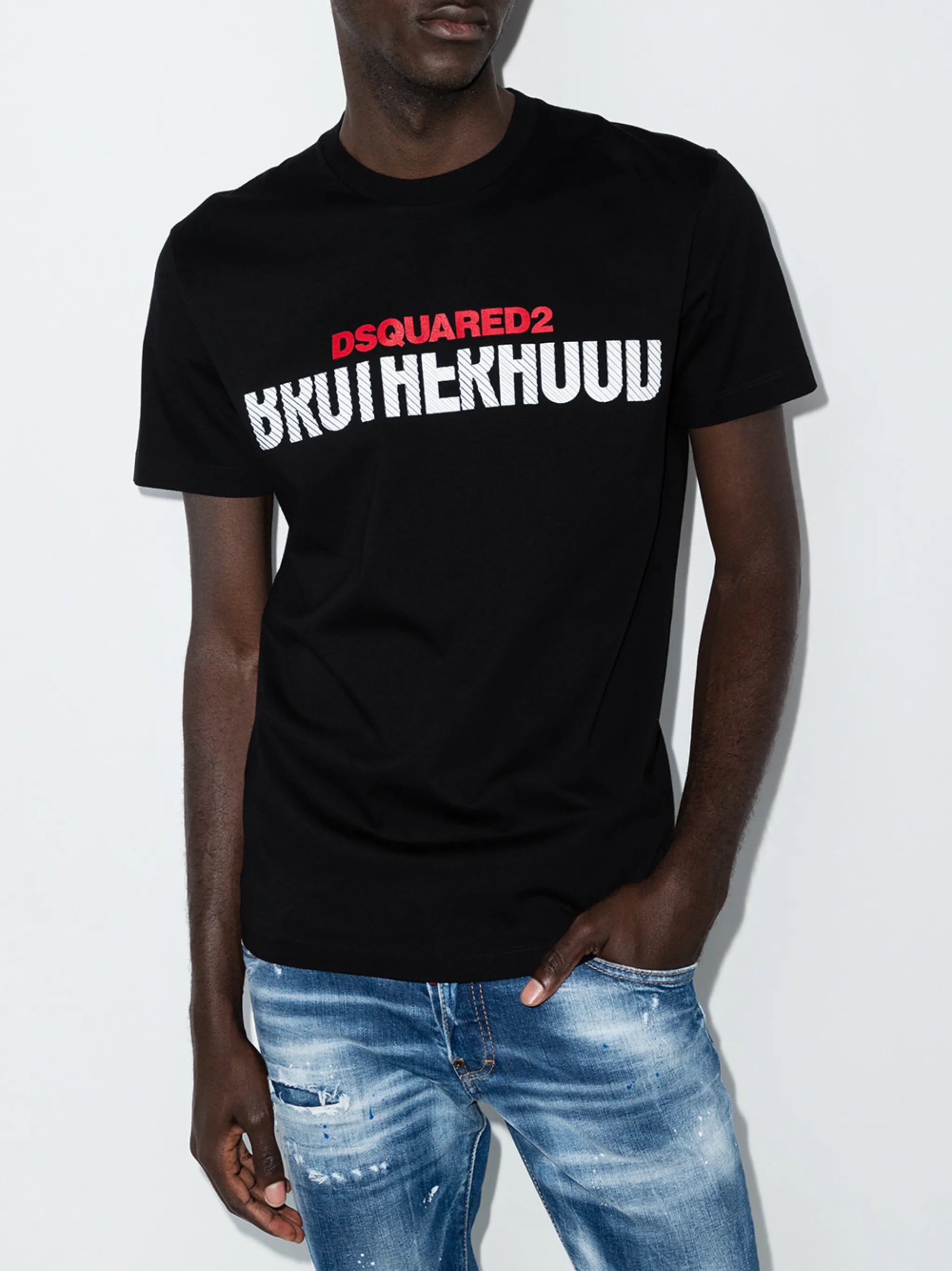 logo-print cotton T-shirt