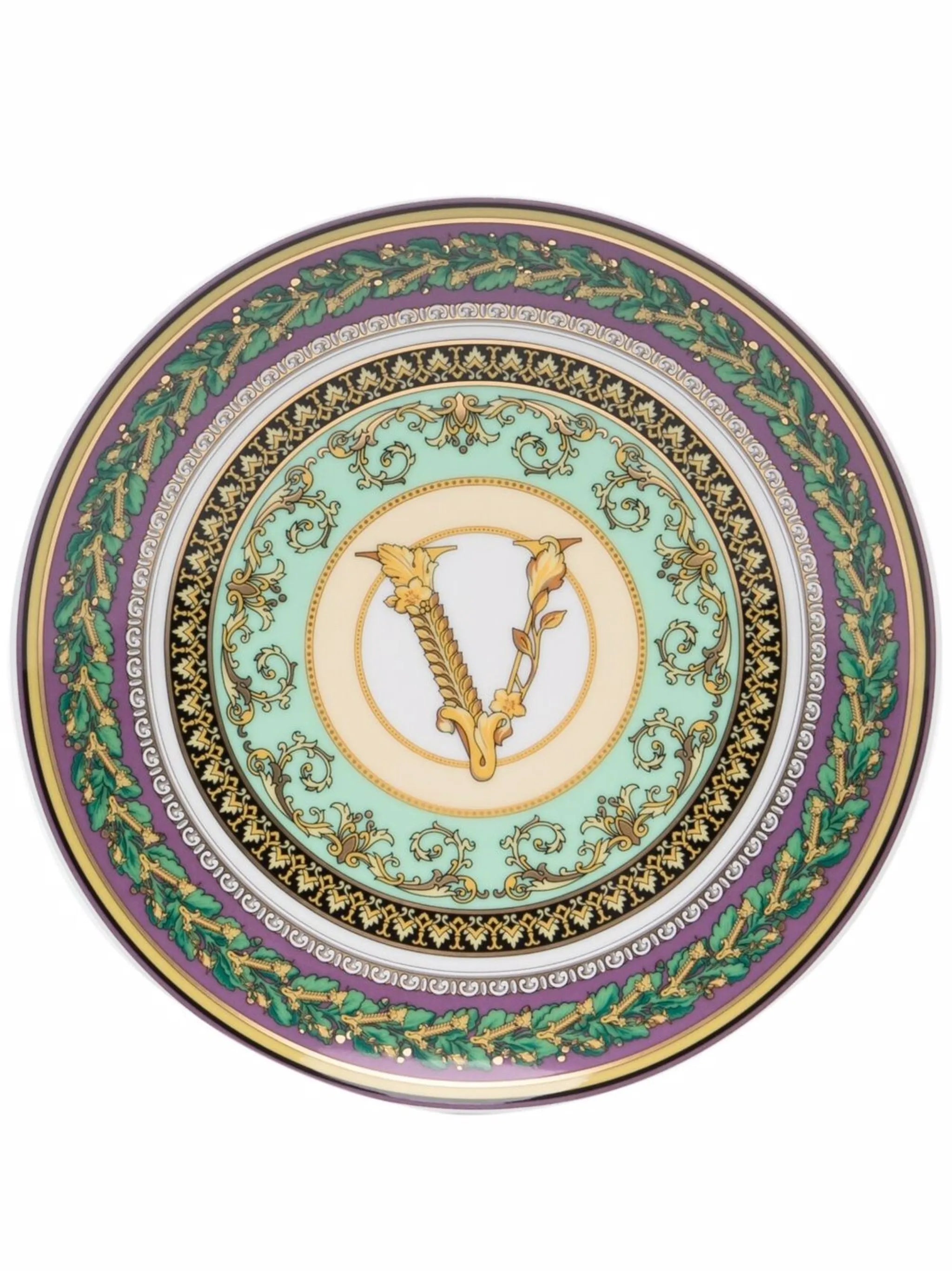 Baroque Mosaic ceramic plate (17cm)