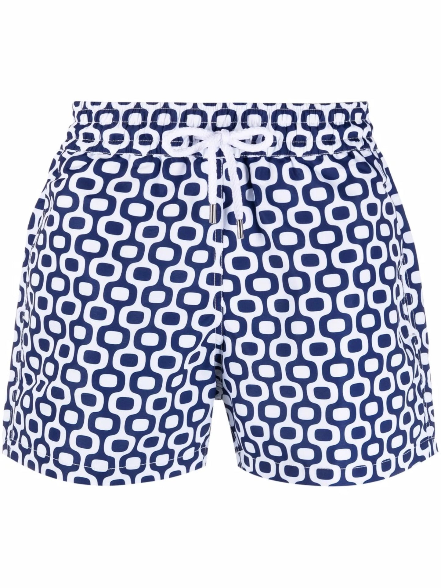 geometric-print swim shorts