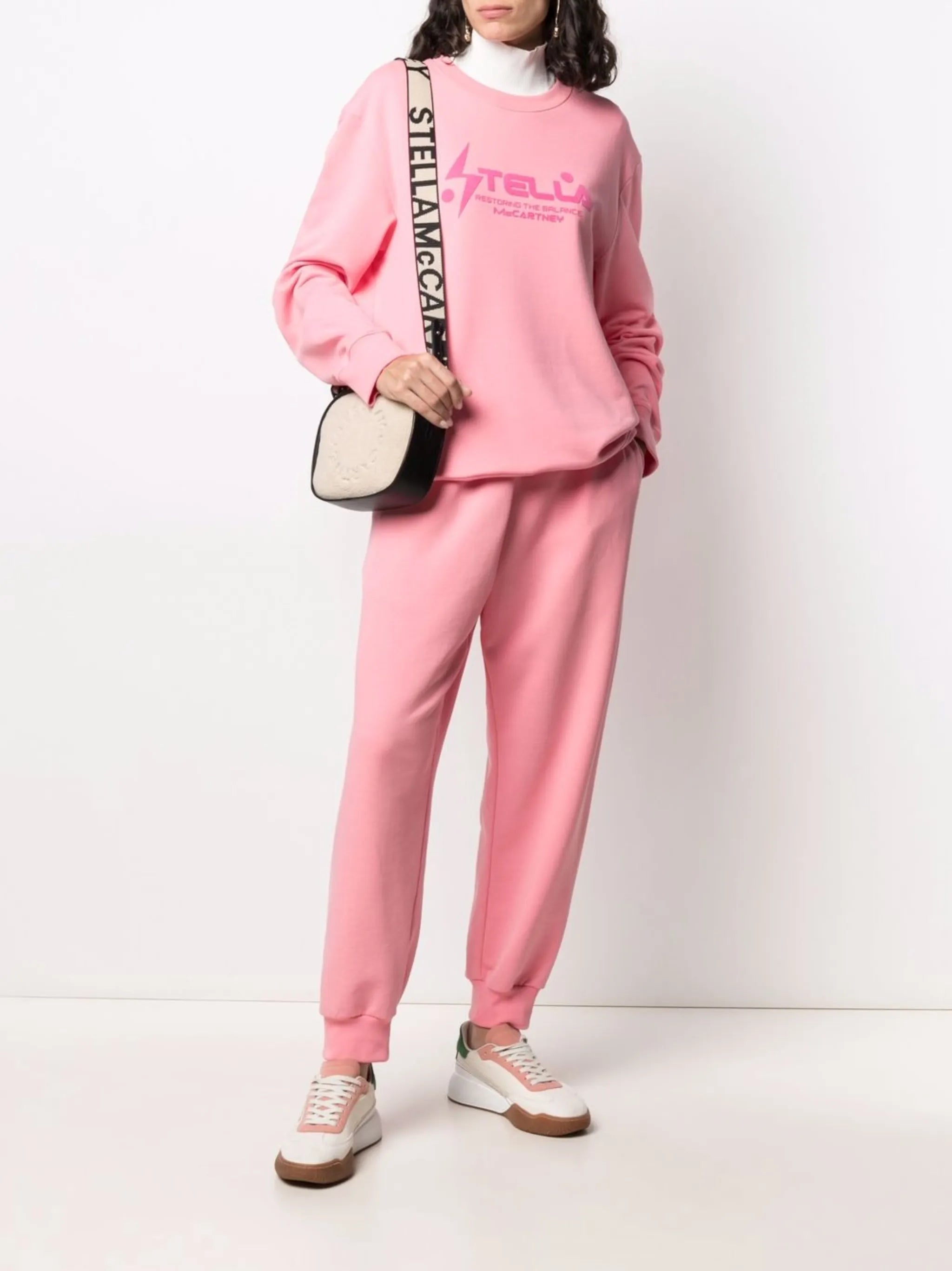 logo waistband jogging trousers