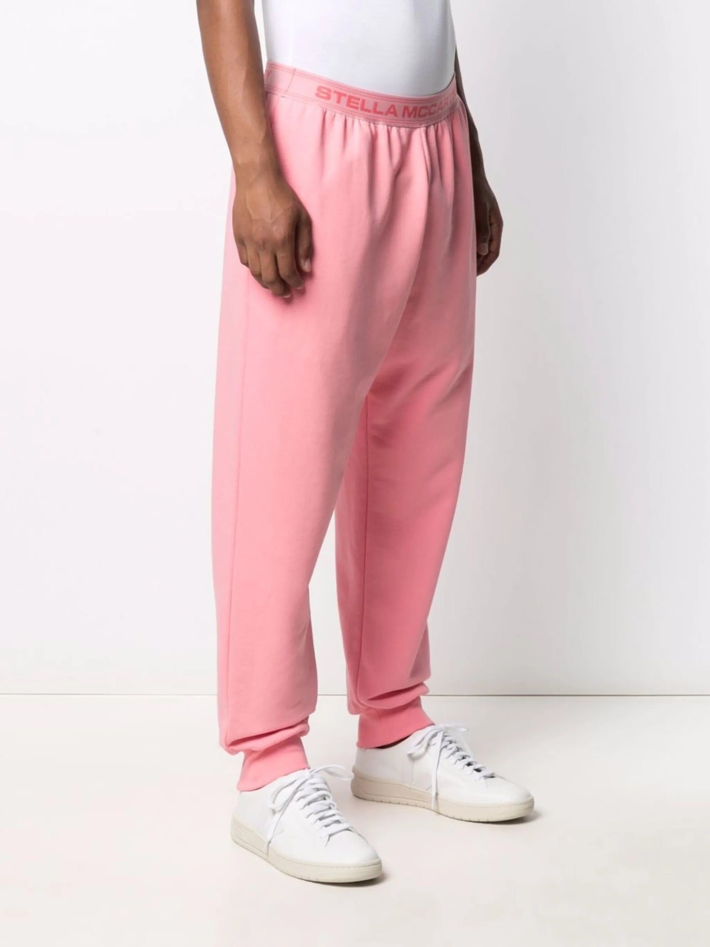 logo waistband jogging trousers