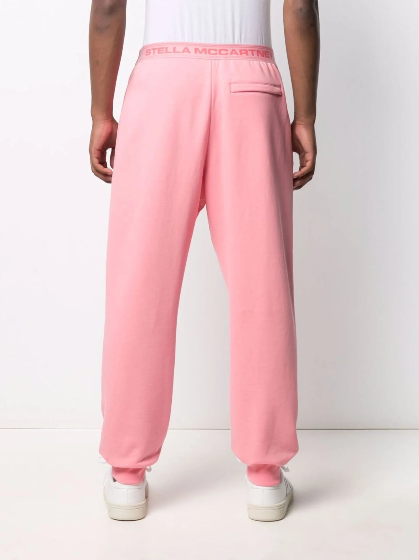 logo waistband jogging trousers