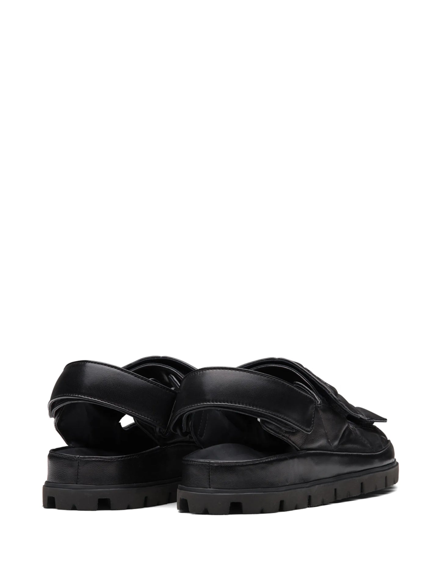 logo-strap chunky sandals