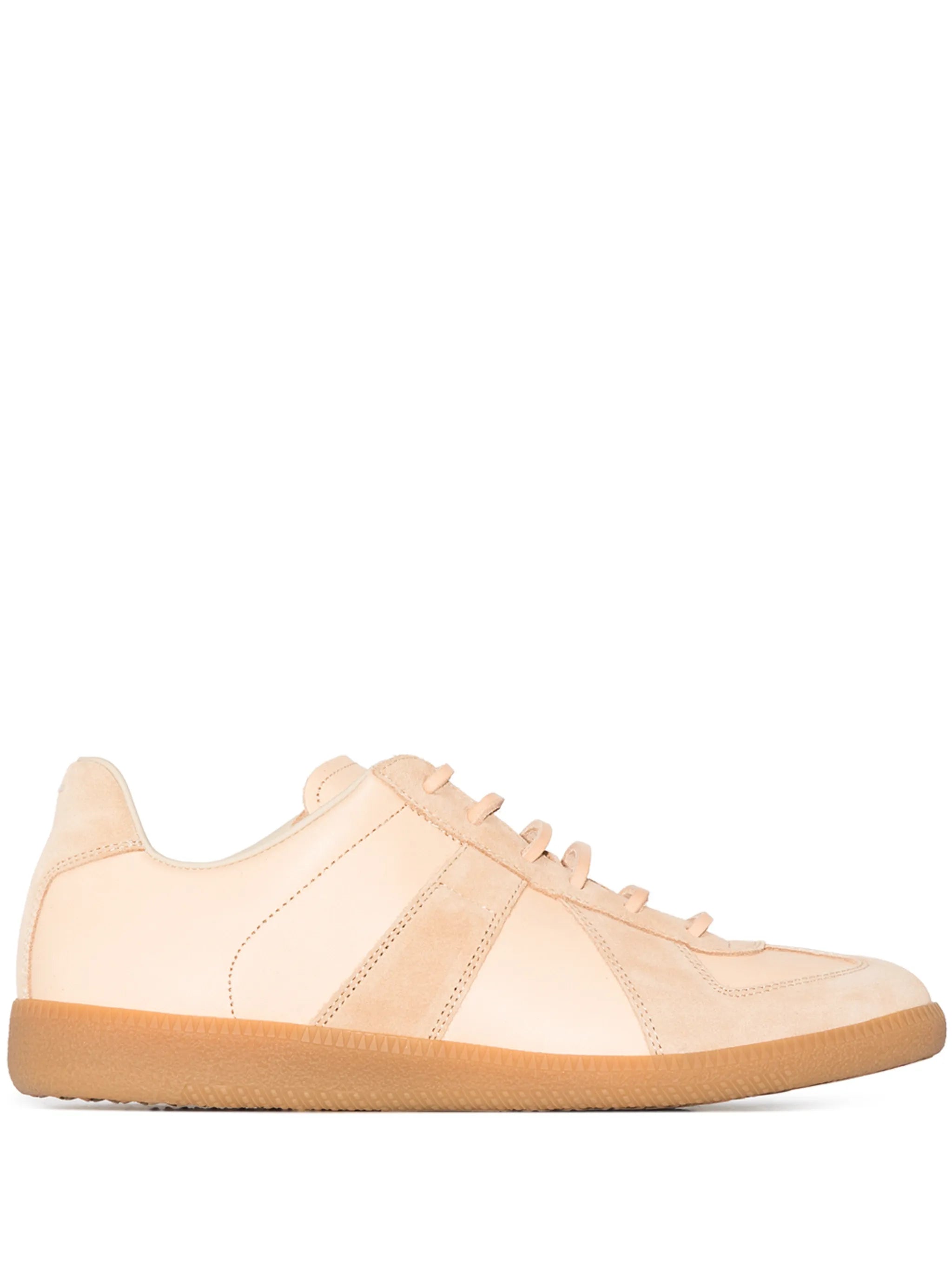 Replica low-top leather sneakers