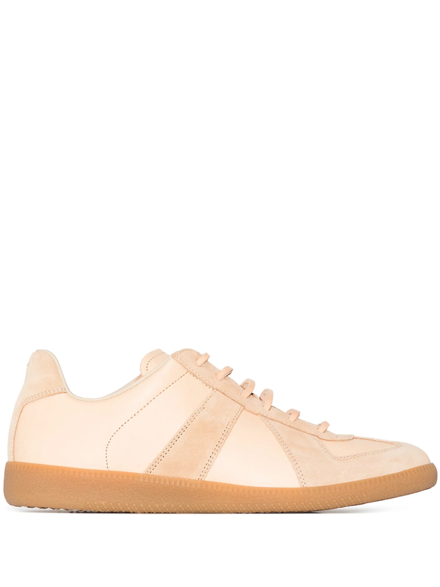 Replica low-top leather sneakers