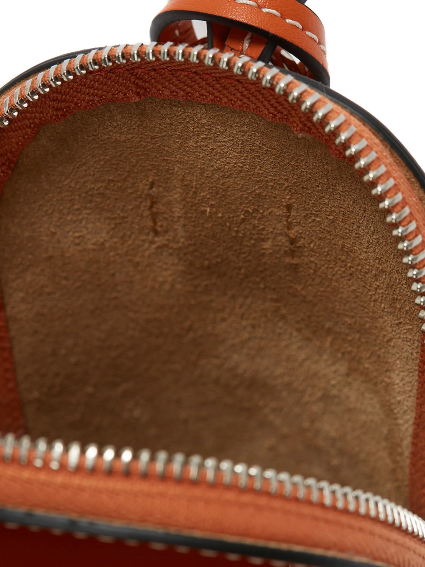 Cap zip-fastening mini bag