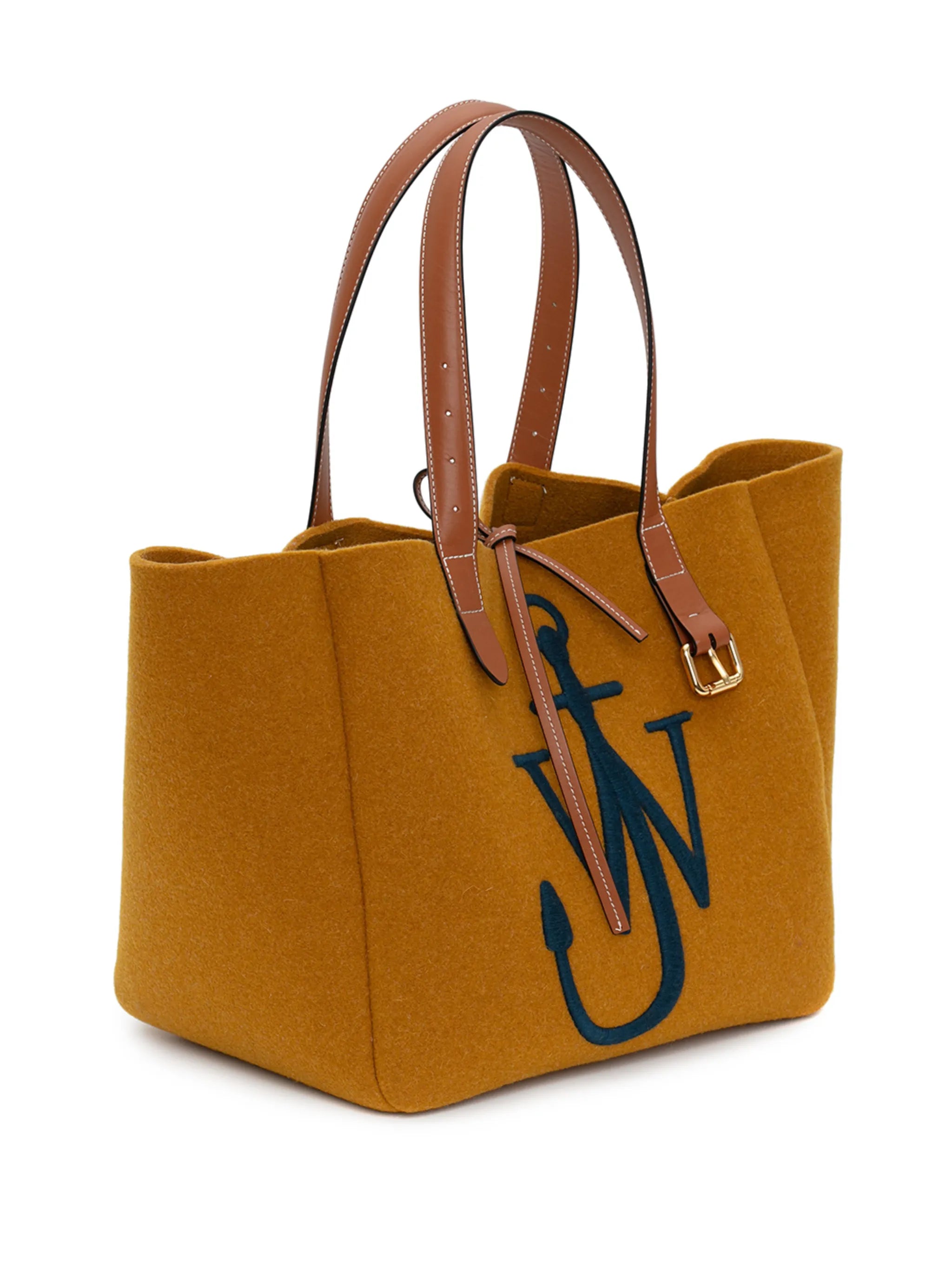 logo-embroidered Belt tote