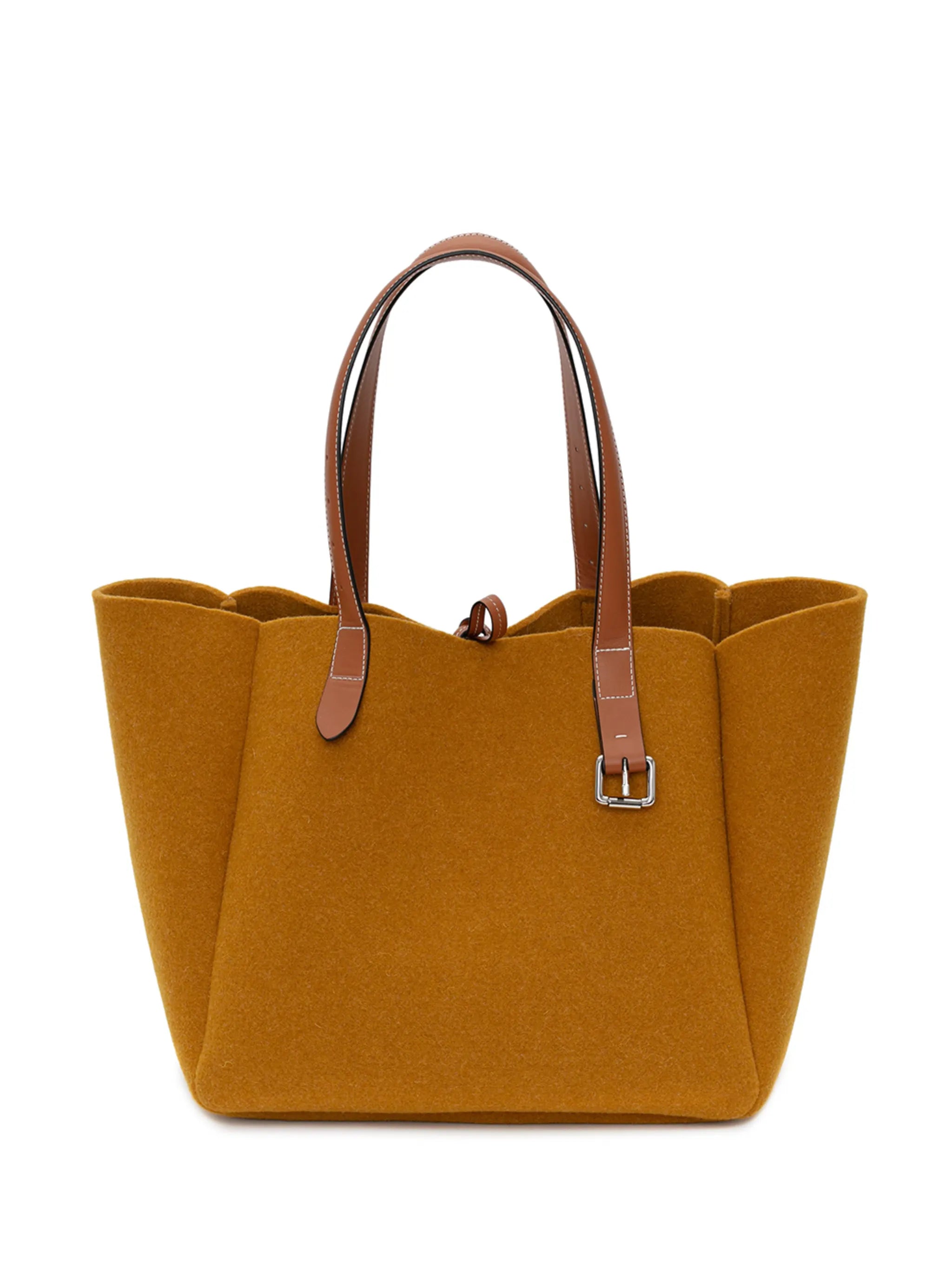 logo-embroidered Belt tote