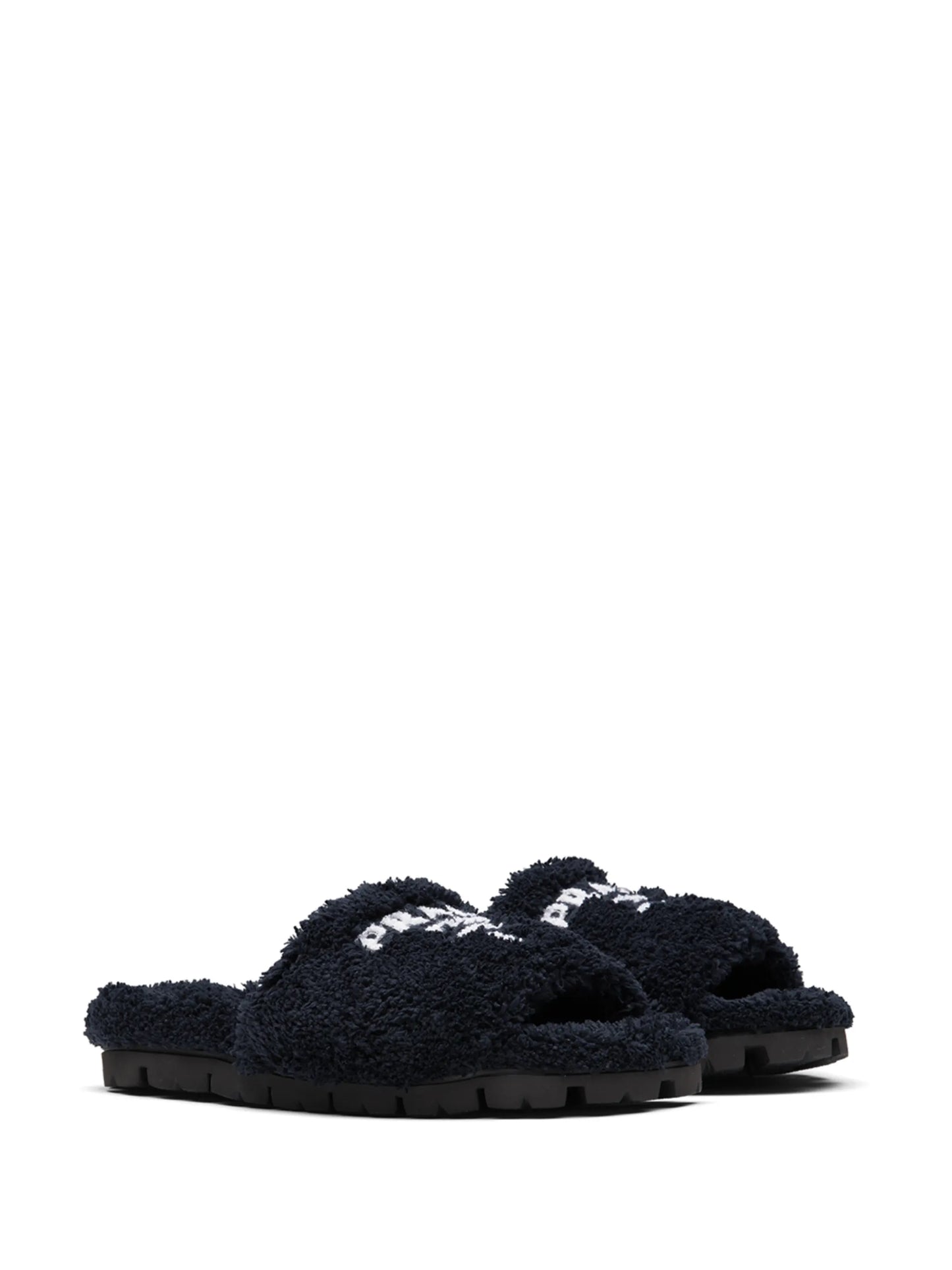 embroidered-logo slippers