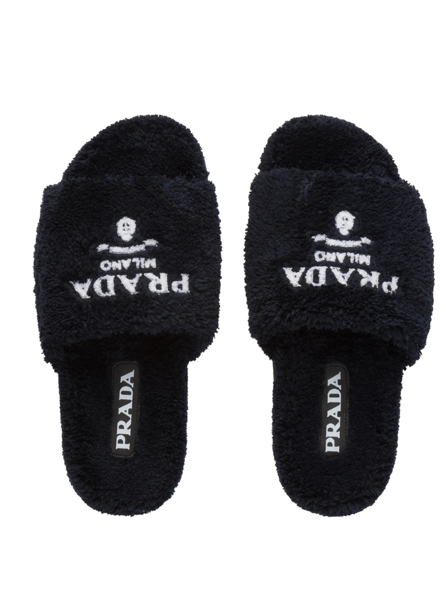 embroidered-logo slippers